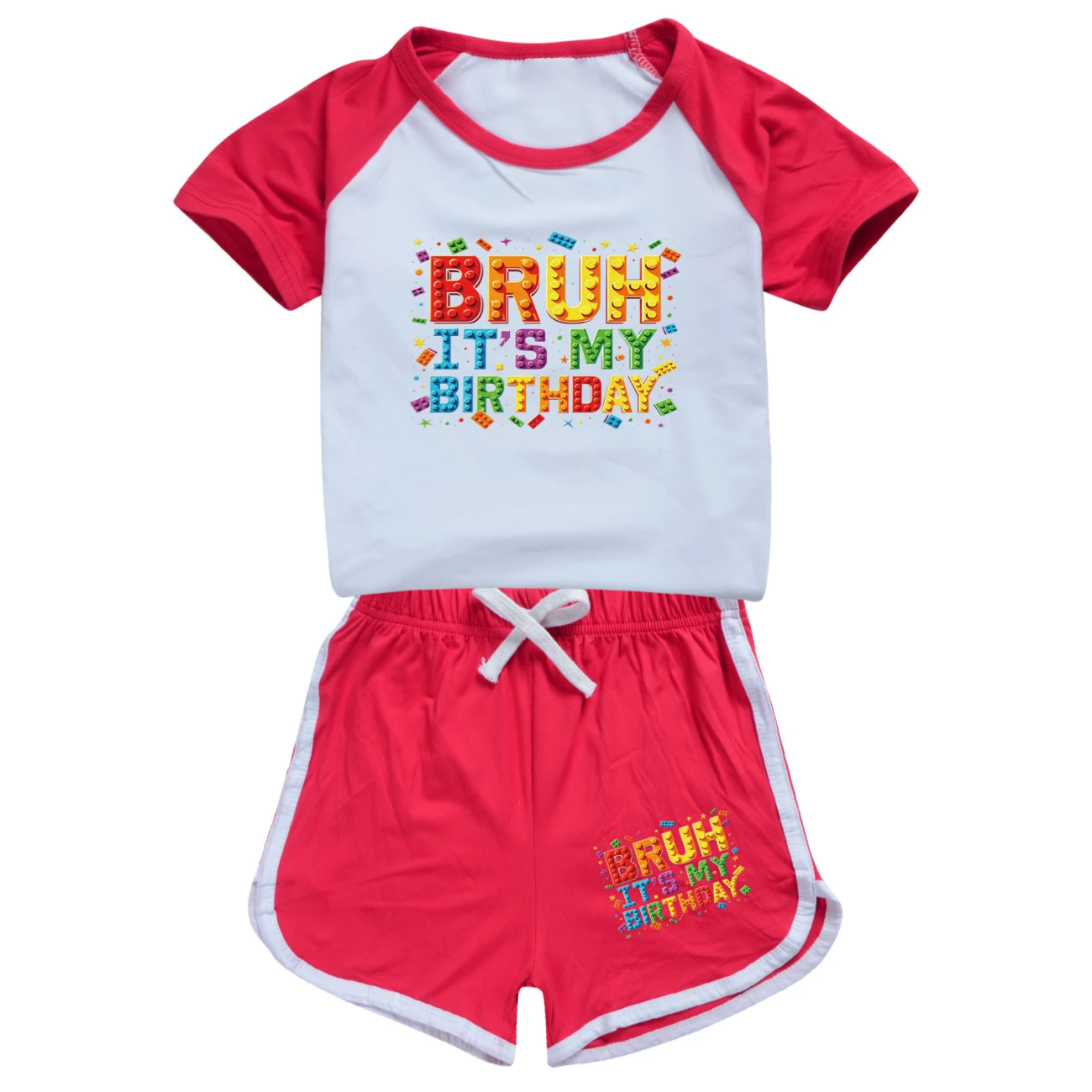 Tee & Shorts Active Set — 5818 Edition, Style 01 · Set · Red