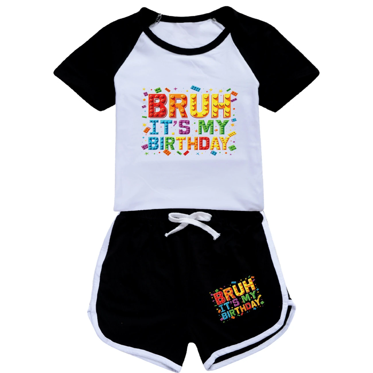 Tee & Shorts Active Set — 5818 Edition, Style 02 · Set · Black