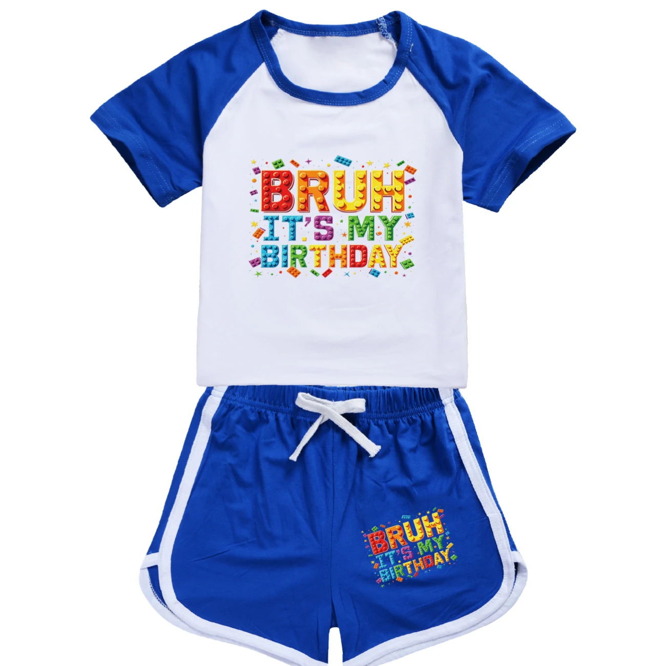 Tee & Shorts Active Set — 5818 Edition, Style 03 · Set · Blue