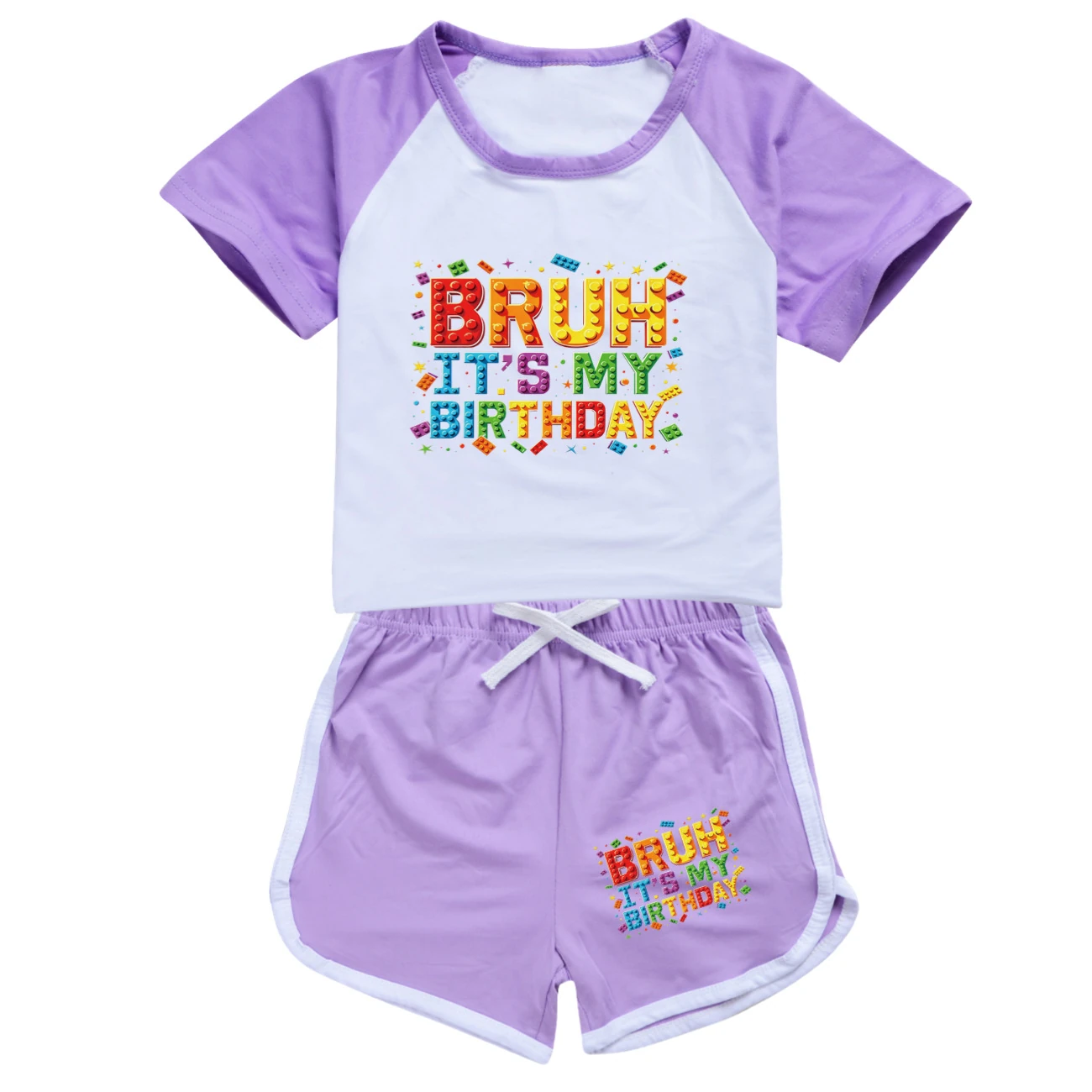 Tee & Shorts Active Set — 5818 Edition, Style 07 · Set · Purple