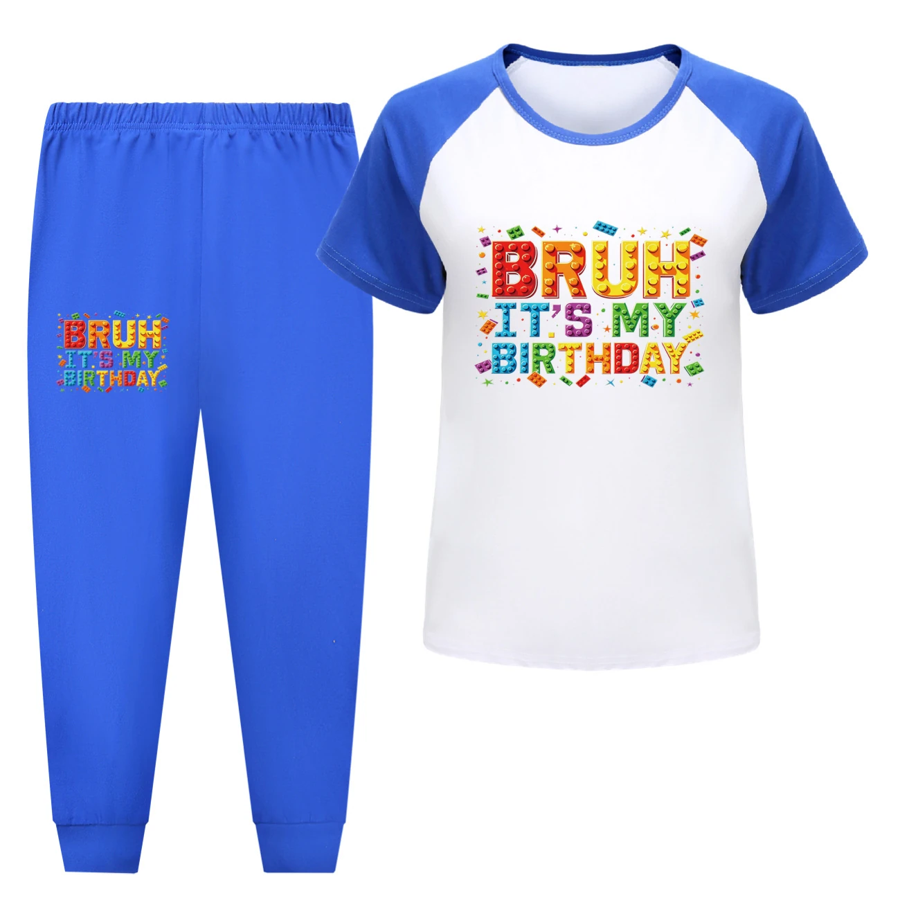 Tee & Shorts Active Set — 5818 Edition, Style 12 · Pants · Blue