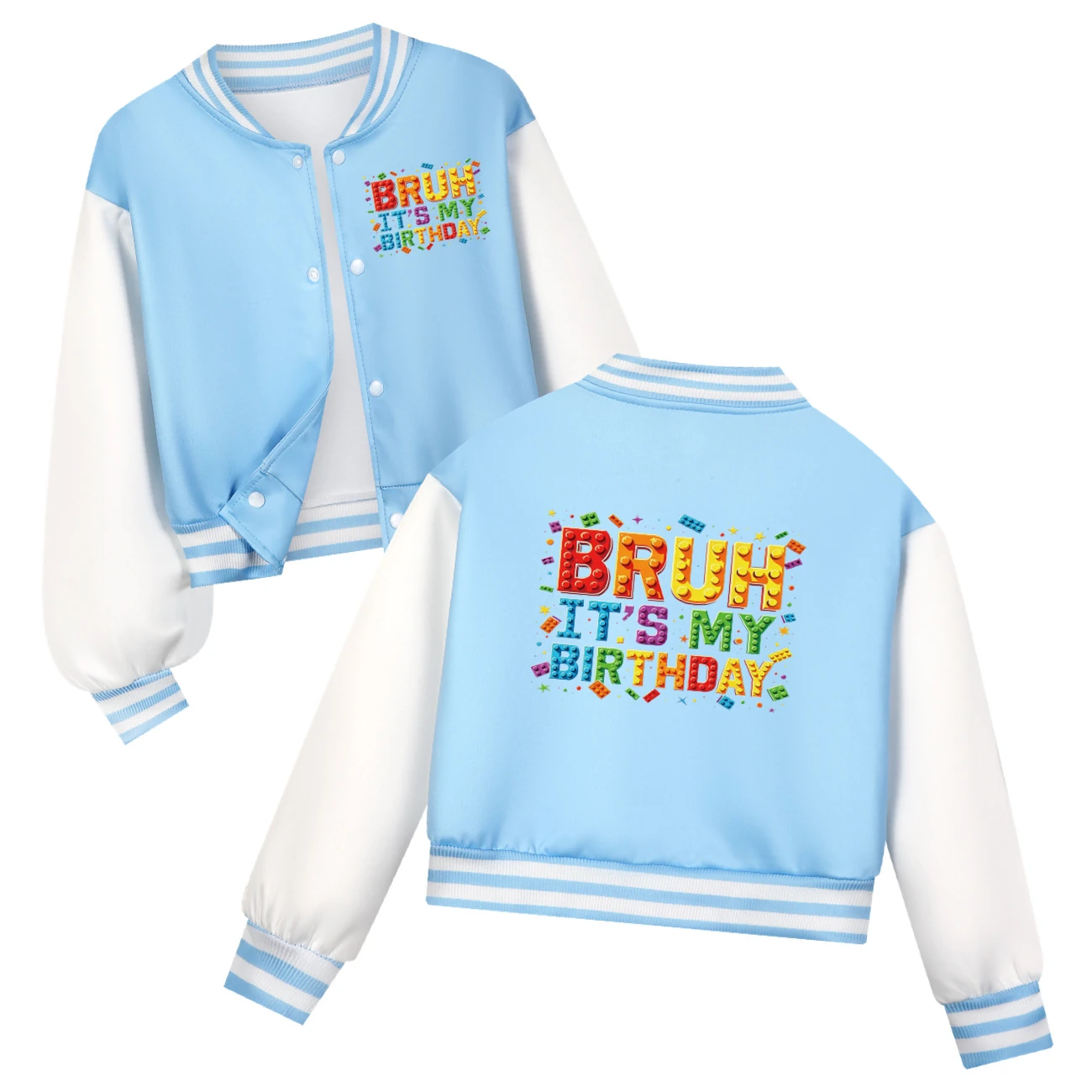 Playtime Varsity Layering Set — 5818 Edition, Style 03 · Sky Blue