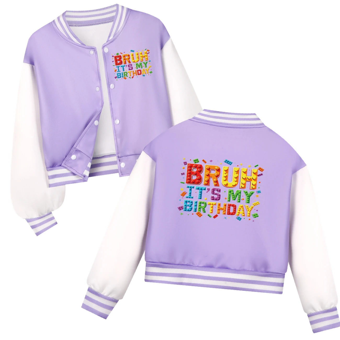 Playtime Varsity Layering Set — 5818 Edition, Style 04 · Purple