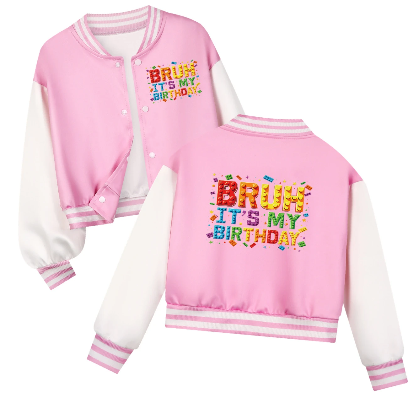 Playtime Varsity Layering Set — 5818 Edition, Style 06 · Pink
