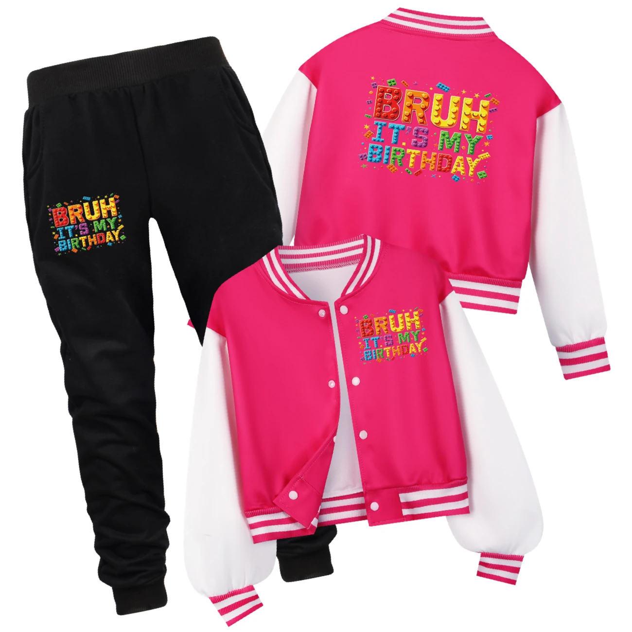 Playtime Varsity Layering Set — 5818 Edition, Style 11 · Set · Rose