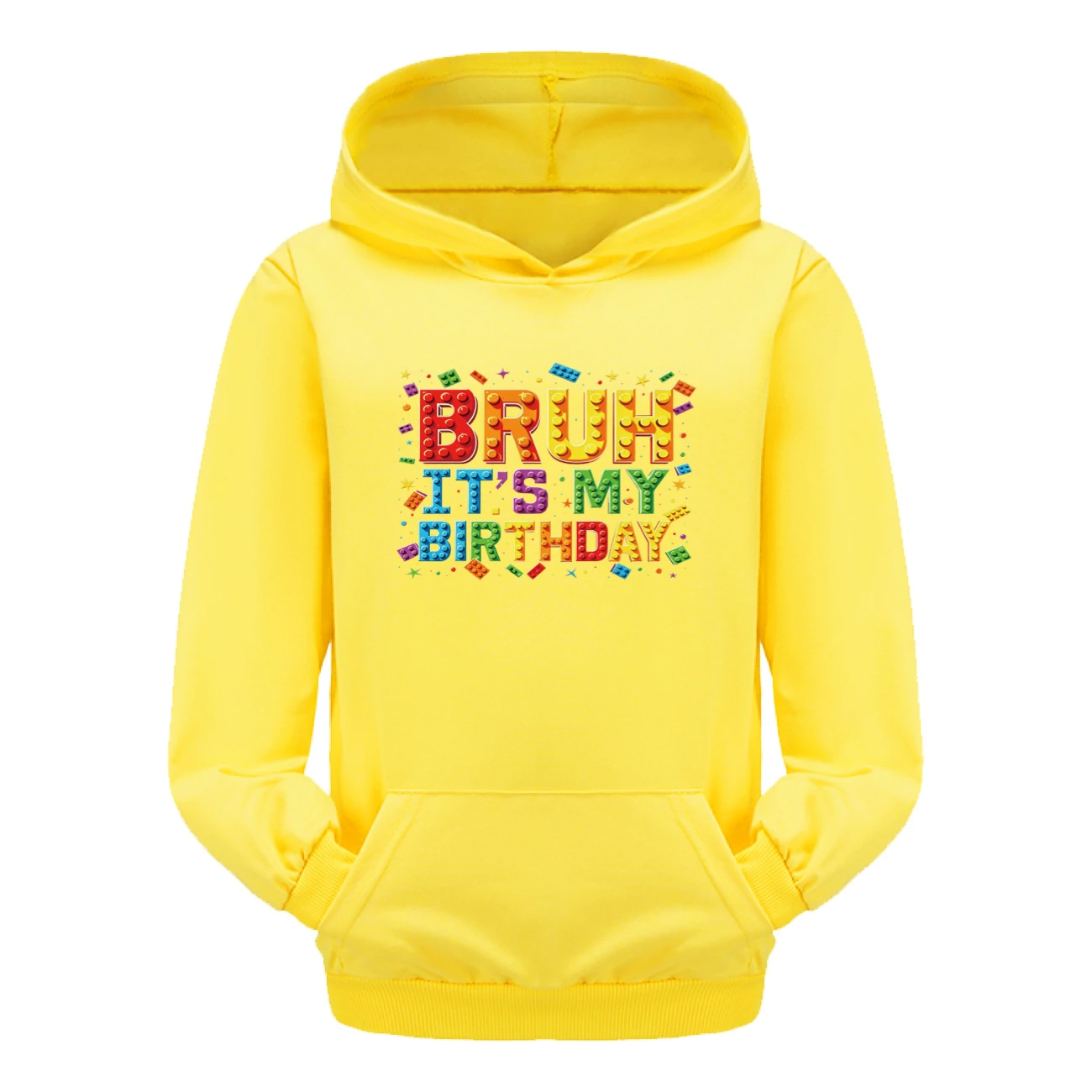 Pouch-Pocket Hoodie Set — 5818 Edition, Style 03 · Yellow