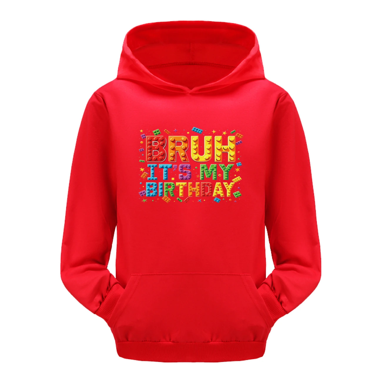 Pouch-Pocket Hoodie Set — 5818 Edition, Style 04 · Red