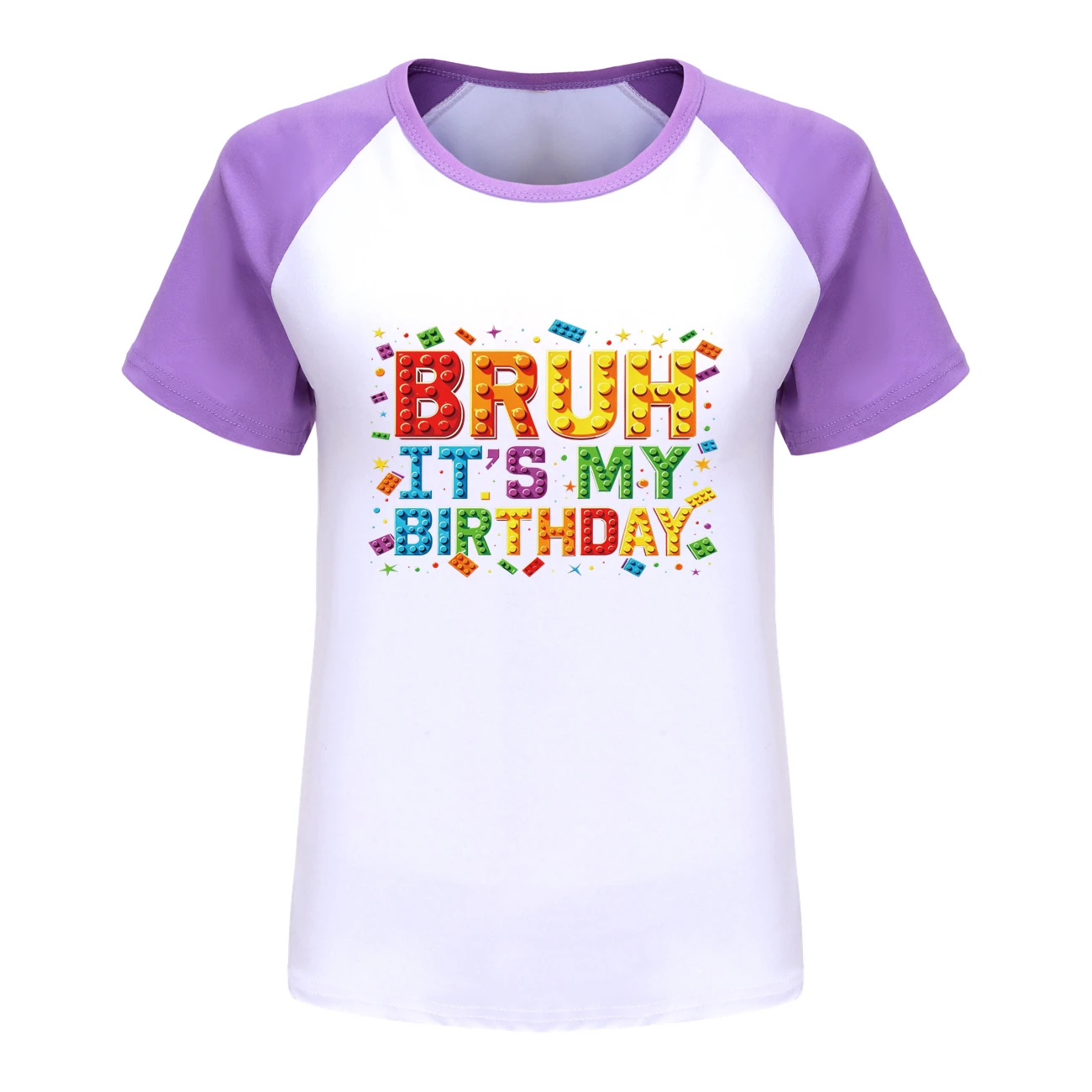 Everyday Long & Short Sleeve Tee — 5818 Edition, Style 09 · Short Sleeve · Purple