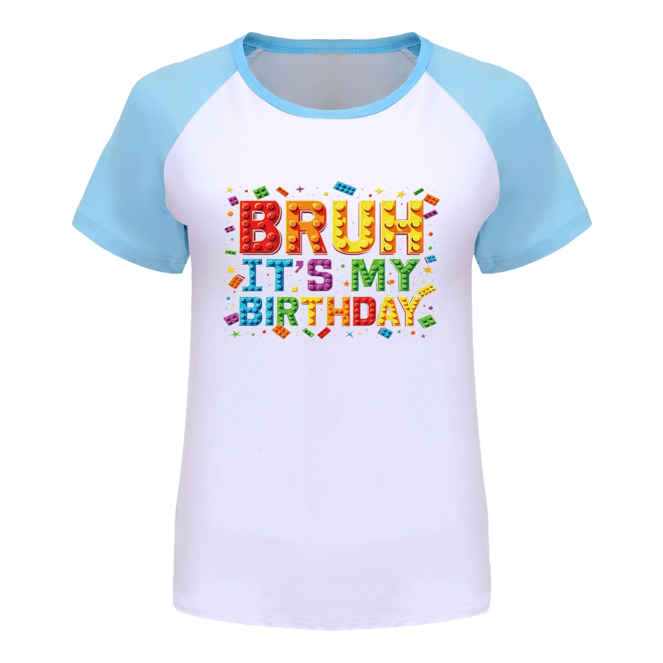 Everyday Long & Short Sleeve Tee — 5818 Edition, Style 11 · Short Sleeve · Light Blue