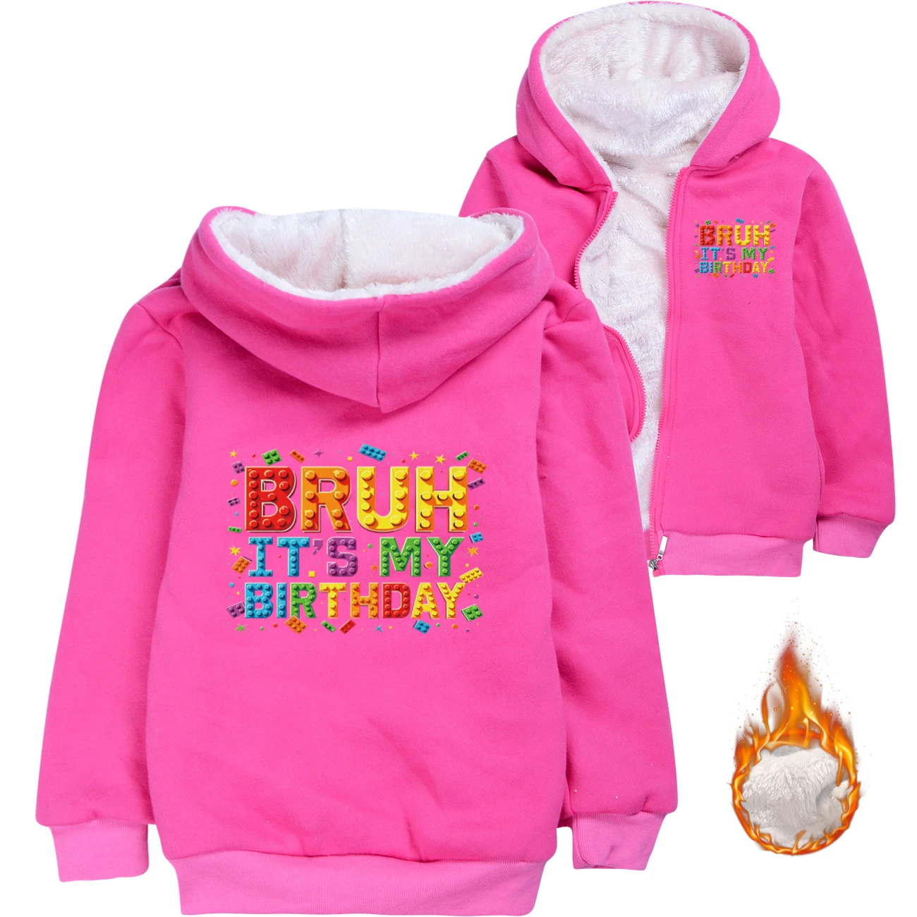 Warm-Lined Graphic Hoodie — 5818 Edition product view