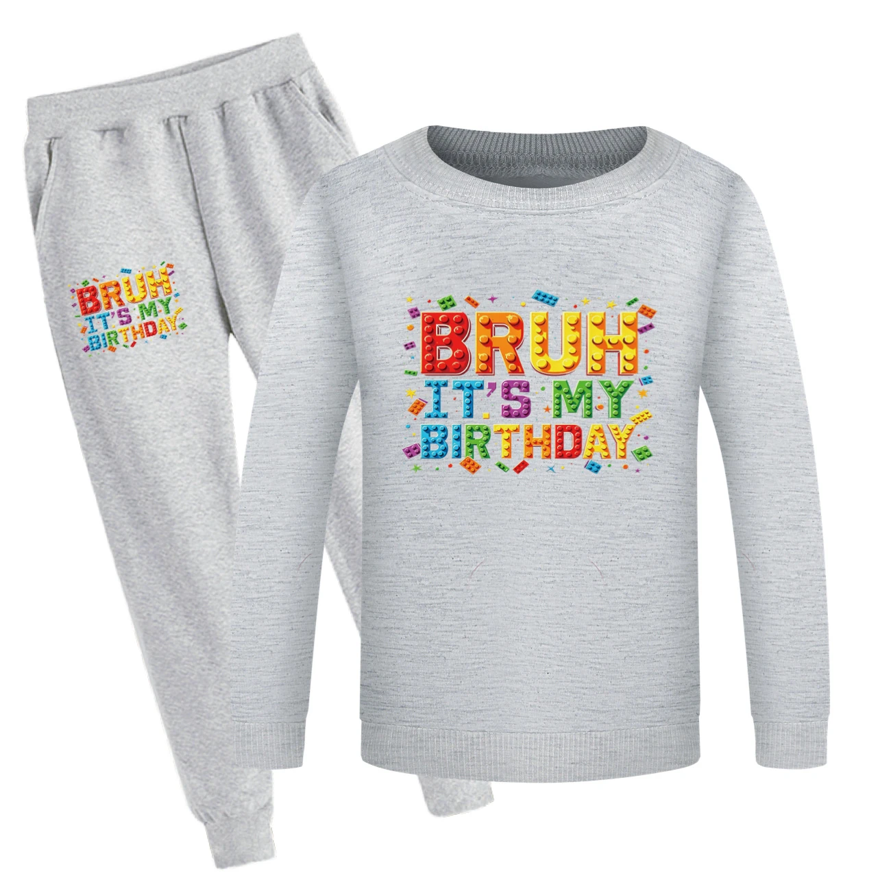 Crewneck Sweatshirt Set — 5818 Edition, Style 02 · Set · Grey