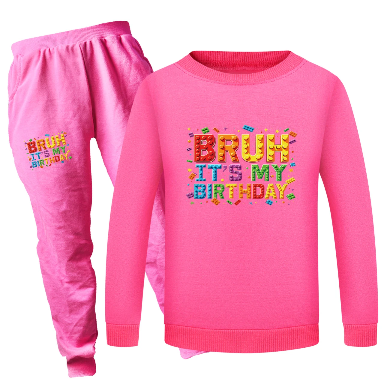 Crewneck Sweatshirt Set — 5818 Edition, Style 04 · Set · Rose