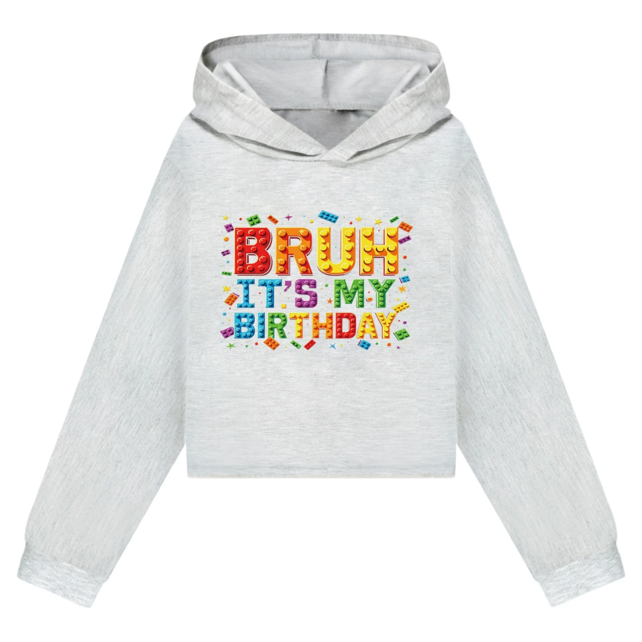 Cropped Hoodie Set — 5818 Edition, Style 03 · Grey