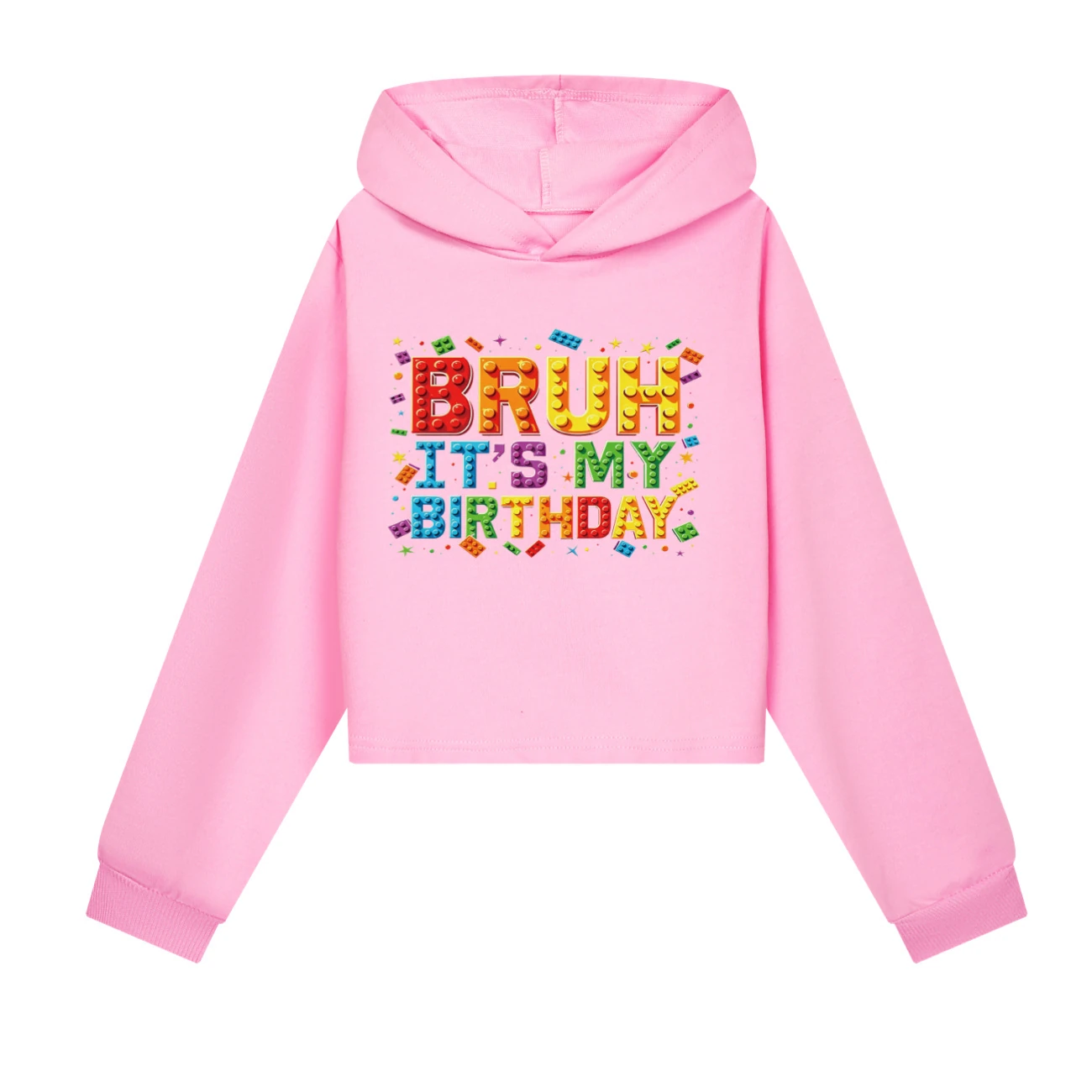 Cropped Hoodie Set — 5818 Edition, Style 07 · Pink