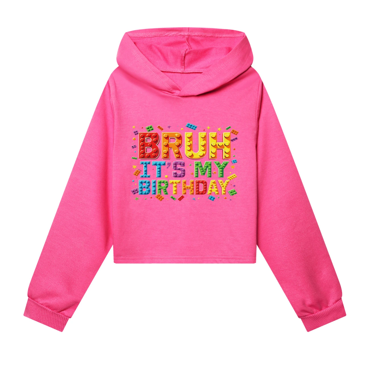 Cropped Hoodie Set — 5818 Edition, Style 09 · Rose