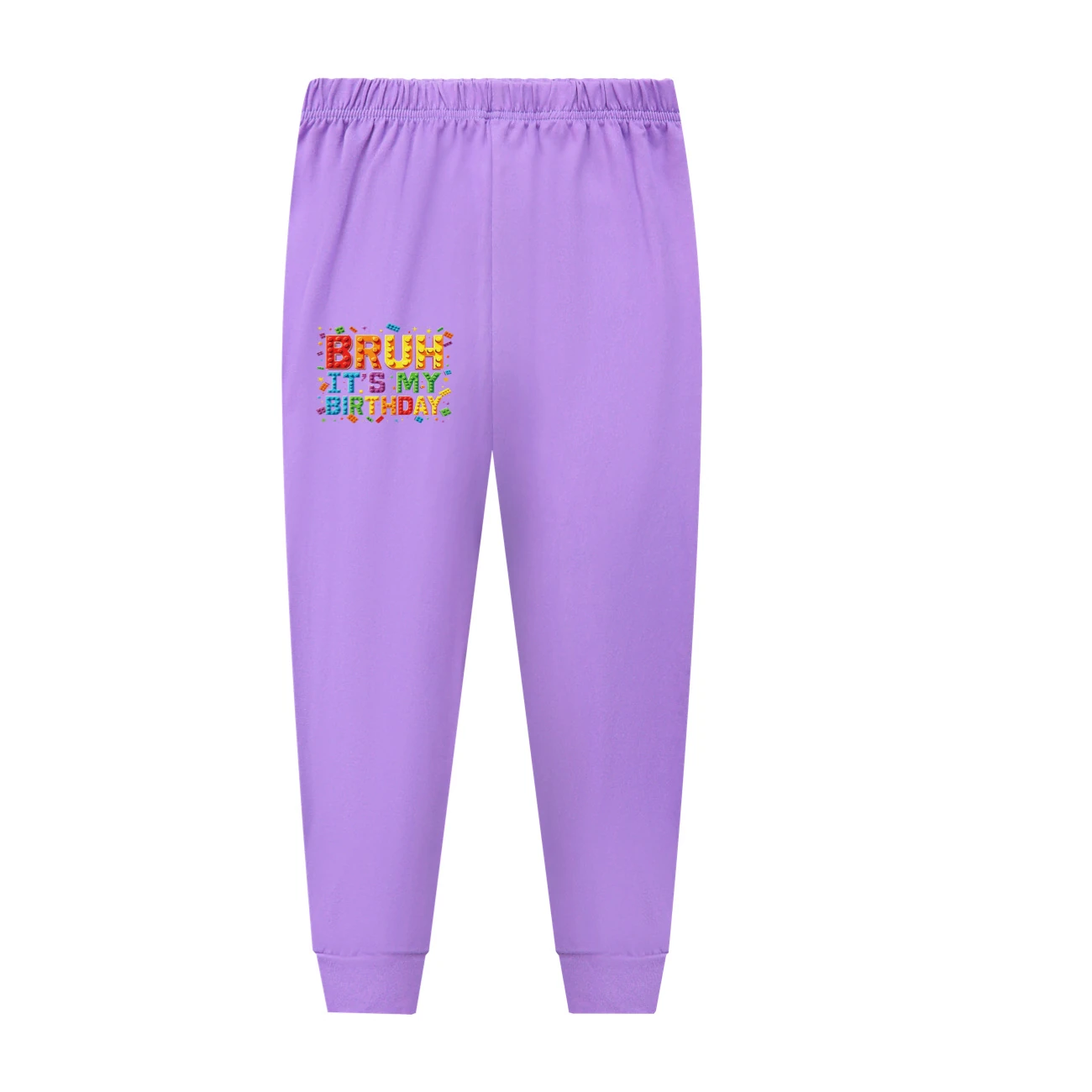 Kids’ Soft Lounge Bottoms Collection — 5818 Edition, Style 02 · Purple