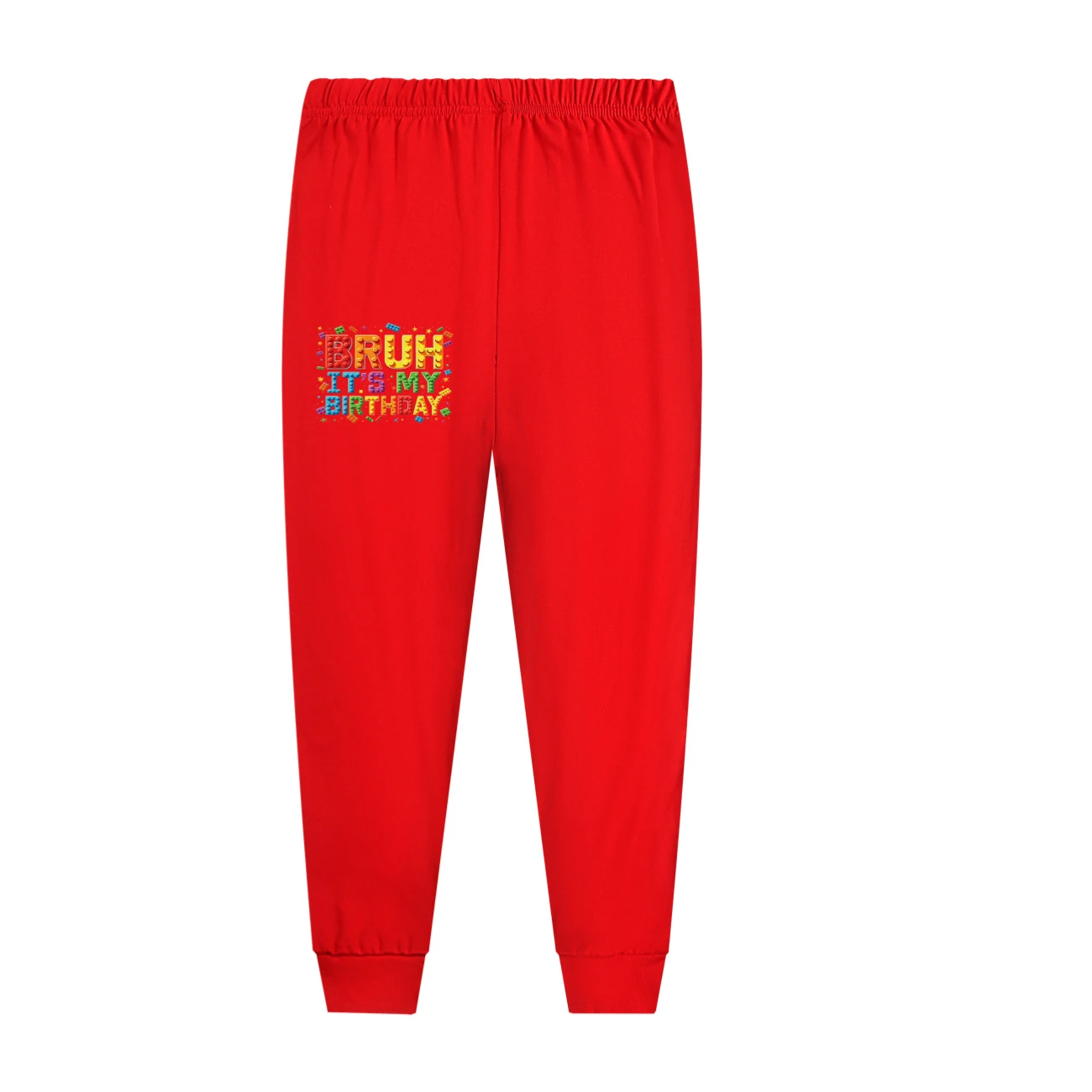 Kids’ Soft Lounge Bottoms Collection — 5818 Edition, Style 06 · Red