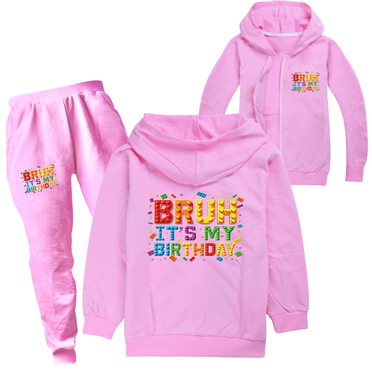 Zip-Up Track Set — 5818 Edition, Style 10 · Set · Pink
