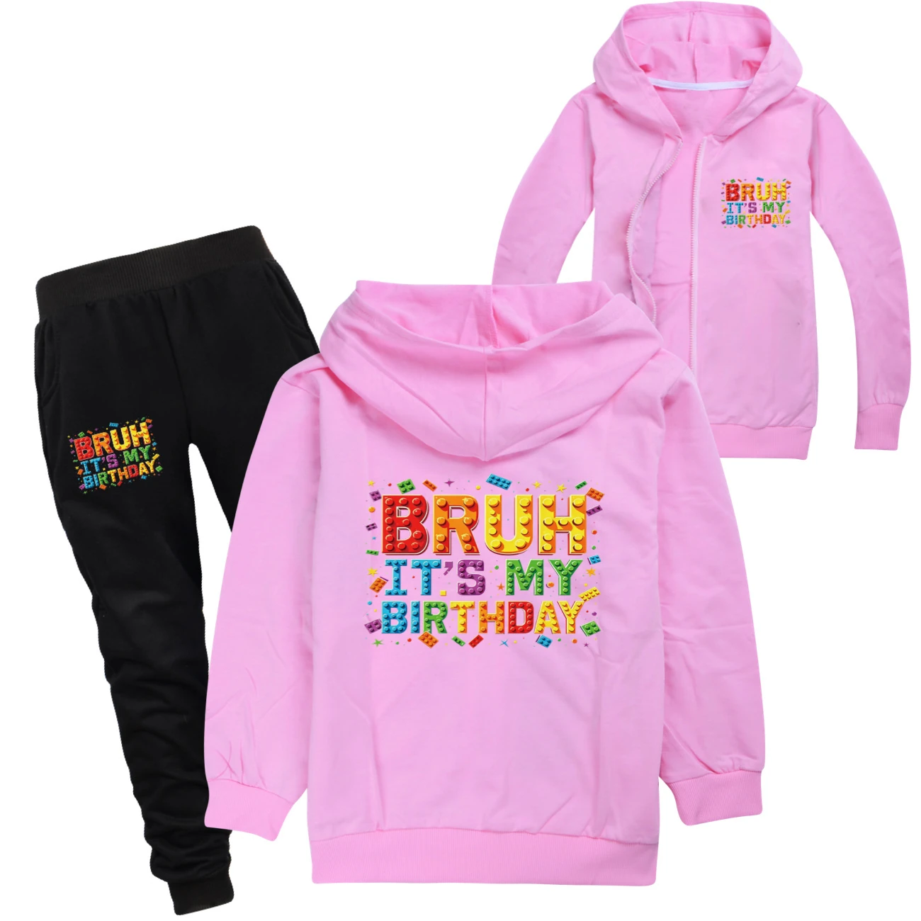 Zip-Up Track Set — 5818 Edition, Style 11 · Set · Pink