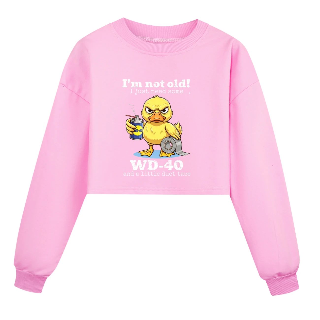 Cropped Sweatshirt Play Set — 5820 Edition, Style 05 · Pink