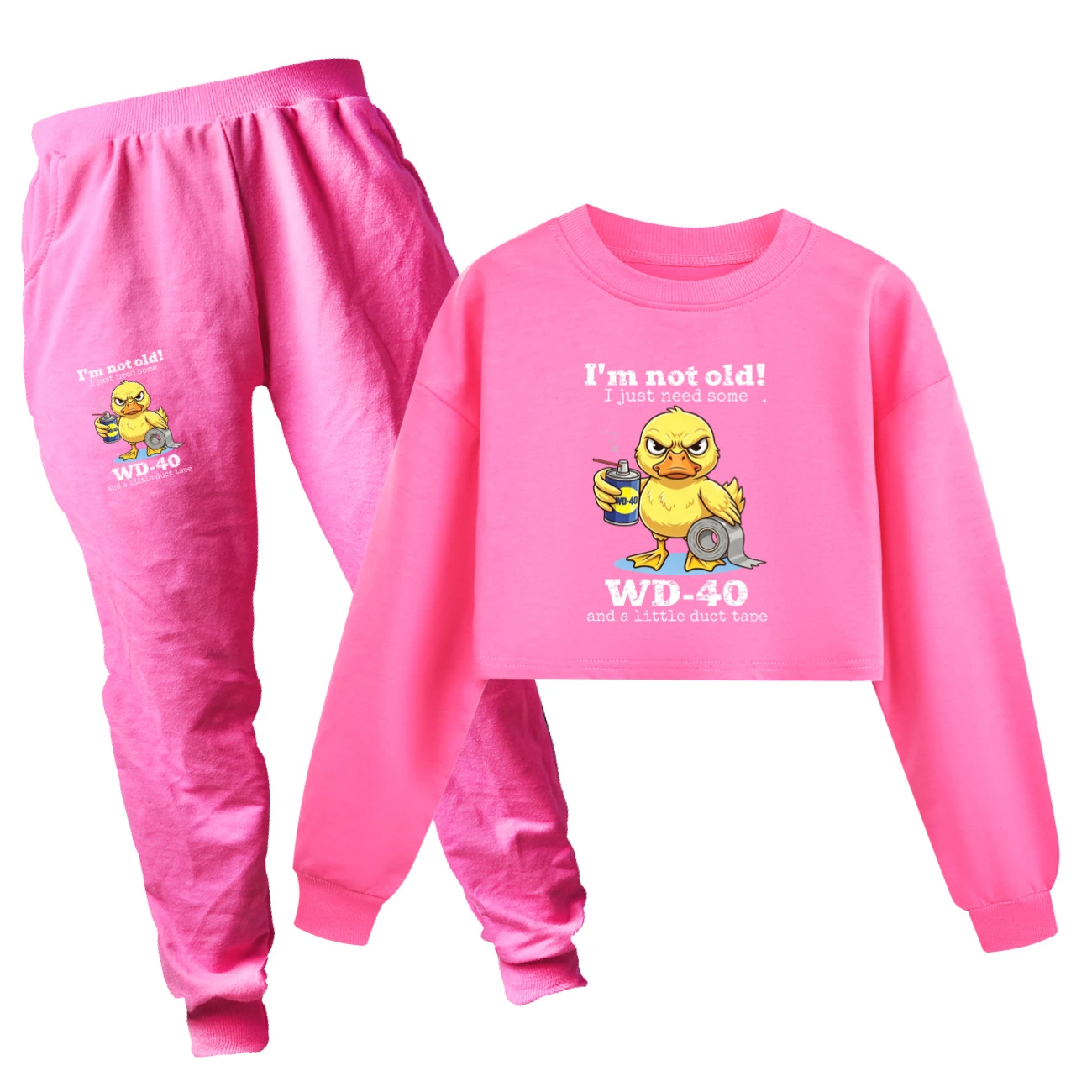 Cropped Sweatshirt Play Set — 5820 Edition, Style 09 · Set · Rose