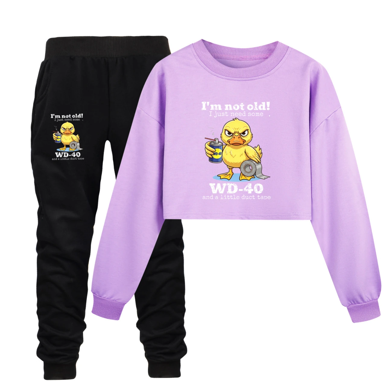 Cropped Sweatshirt Play Set — 5820 Edition, Style 12 · Set · Purple