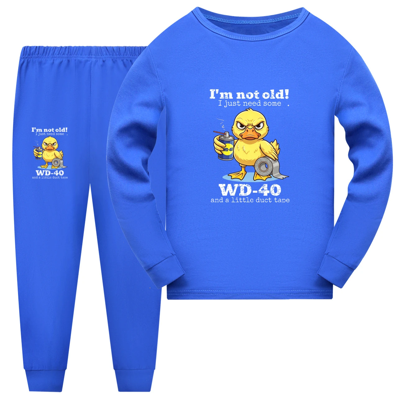 Family Lounge Set — 5820 Edition, Style 12 · Long Sleeve · Blue