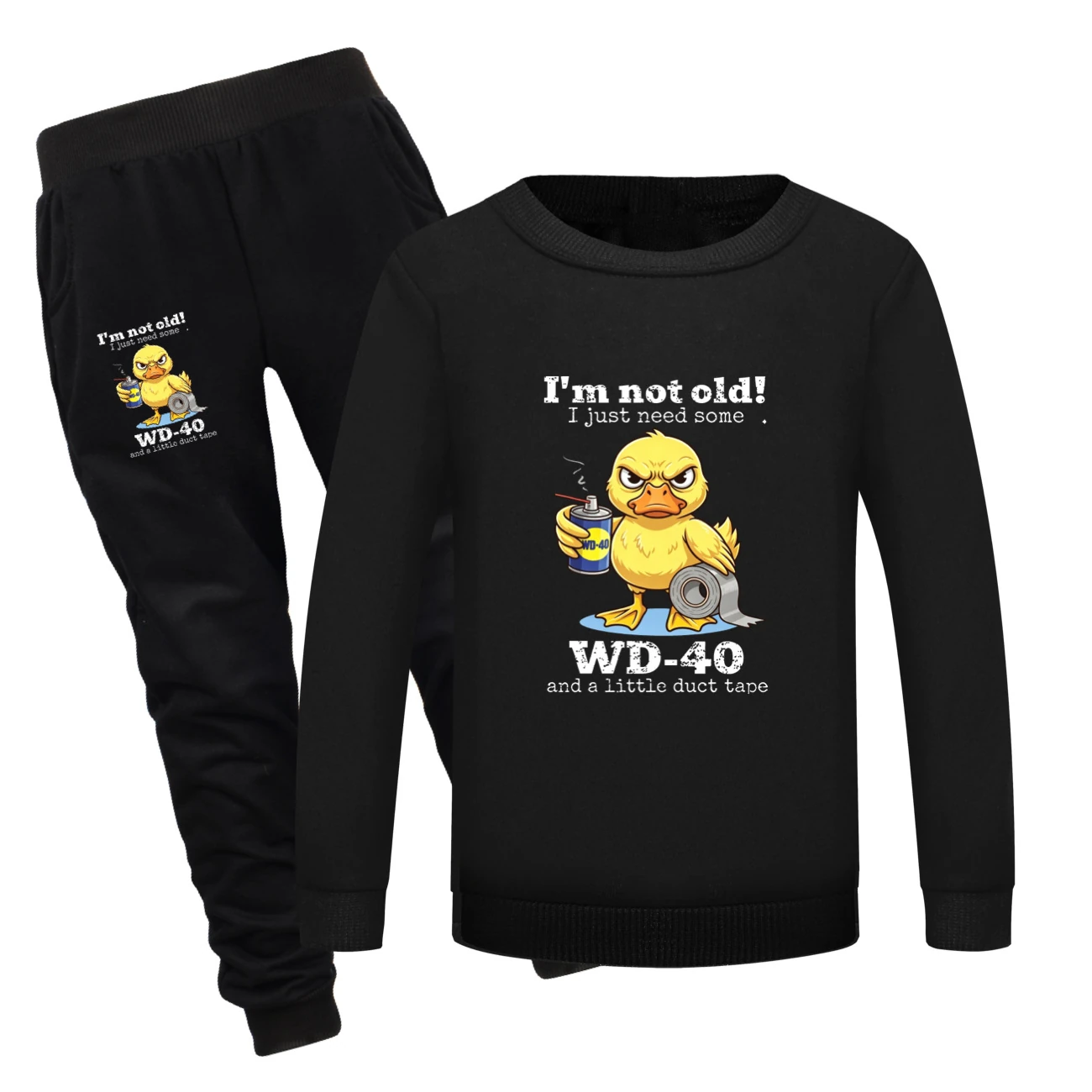 Crewneck Sweatshirt Set — 5820 Edition, Style 01 · Set · Black
