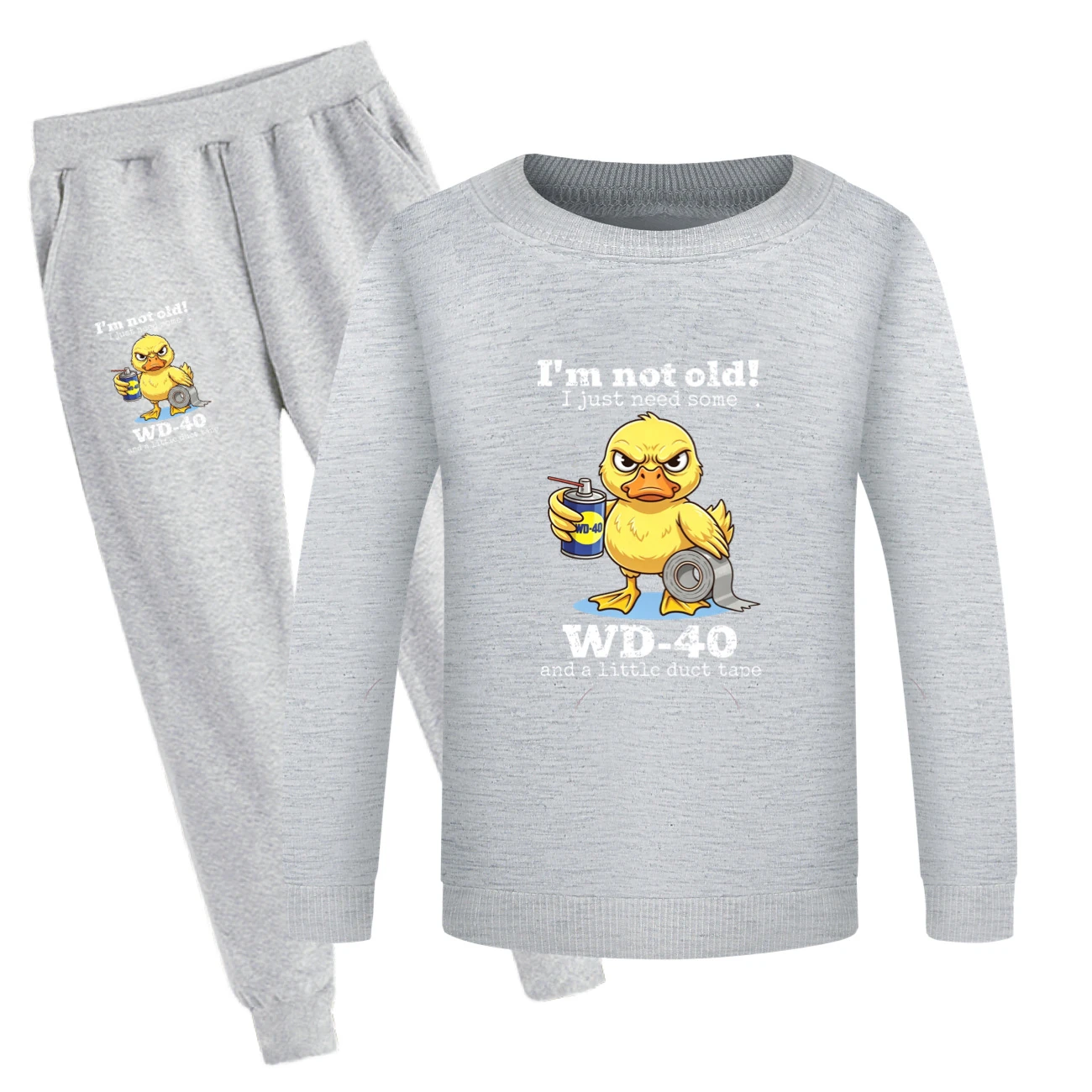 Crewneck Sweatshirt Set — 5820 Edition, Style 02 · Set · Grey
