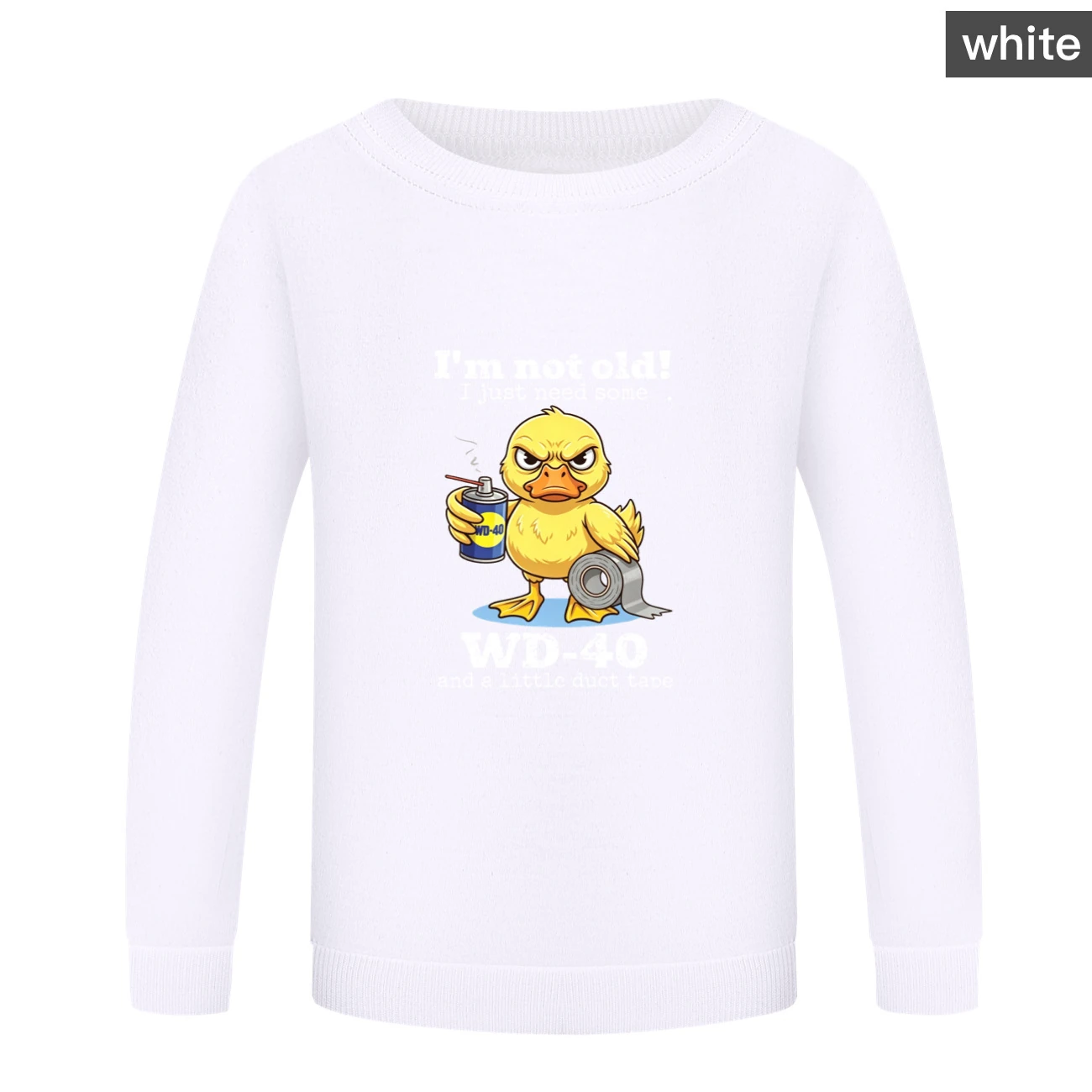 Crewneck Sweatshirt Set — 5820 Edition, Style 07 · Crewneck · White