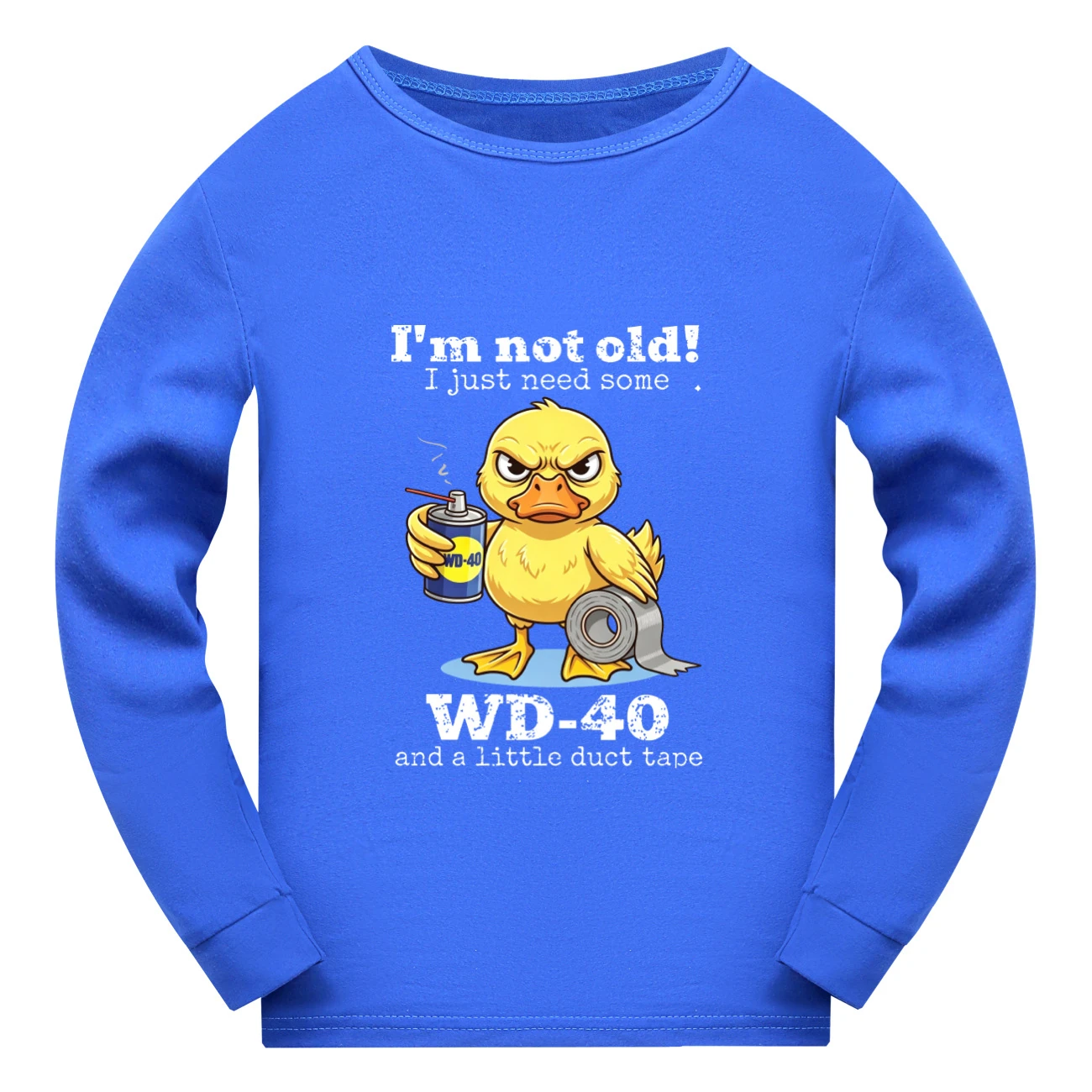 Everyday Long & Short Sleeve Tee — 5820 Edition, Style 04 · Long Sleeve · Blue