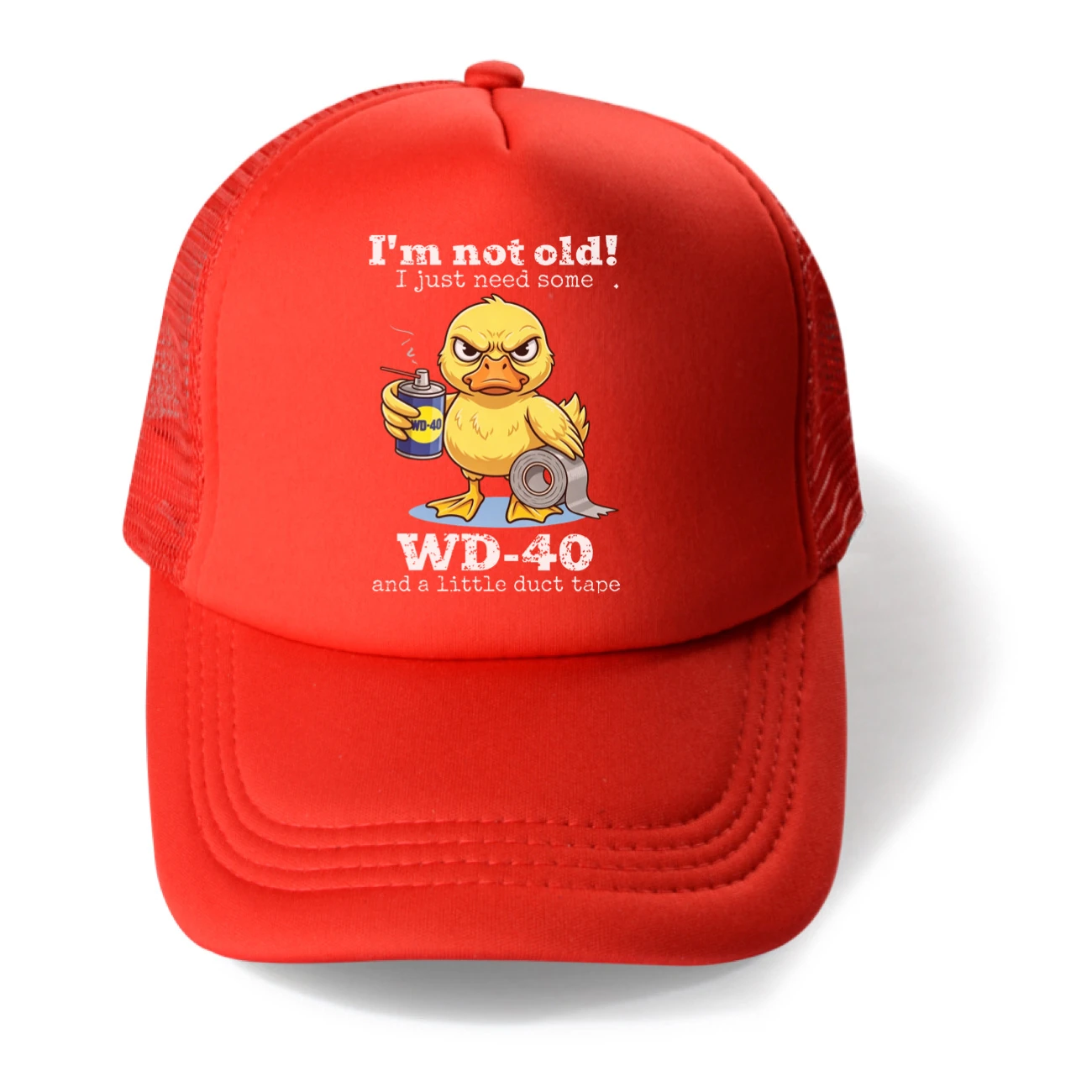 Kids’ Multi-Style Cap Collection — 5820 Edition, Style 05 · Red