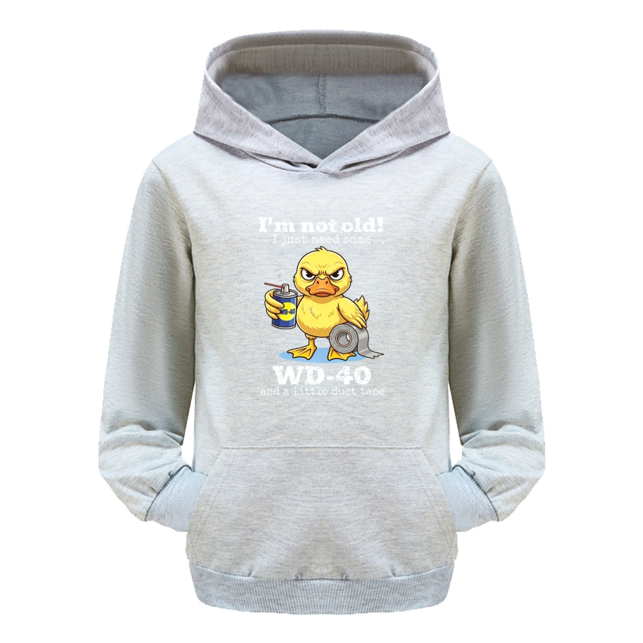 Pouch-Pocket Hoodie Set — 5820 Edition, Style 06 · Grey
