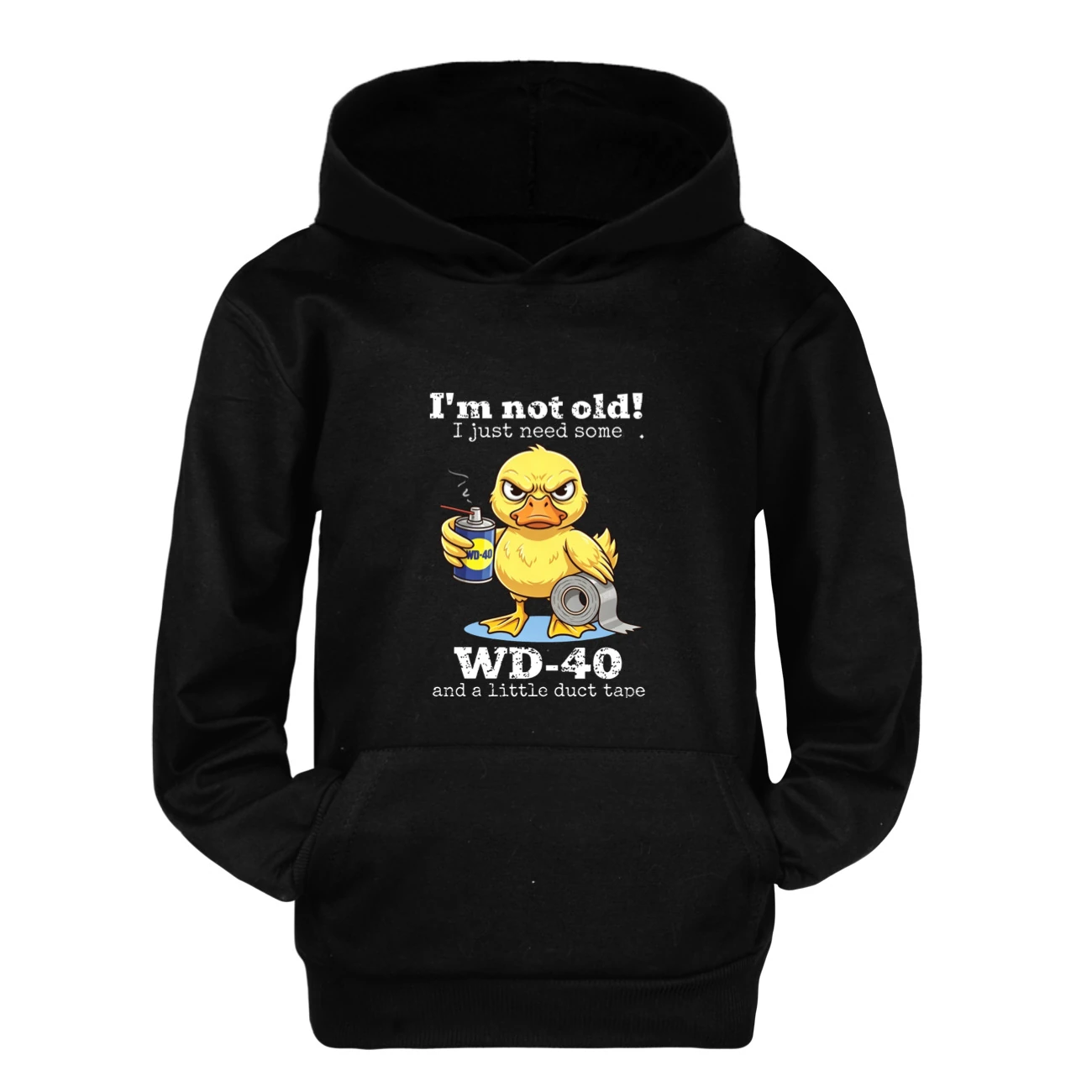 Pouch-Pocket Hoodie Set — 5820 Edition, Style 08 · Black