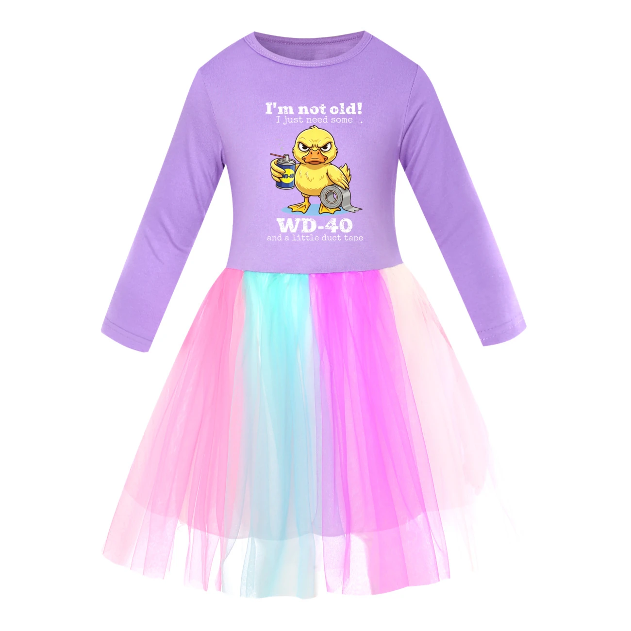 Rainbow Tulle Twirl Dress — 5820 Edition product view