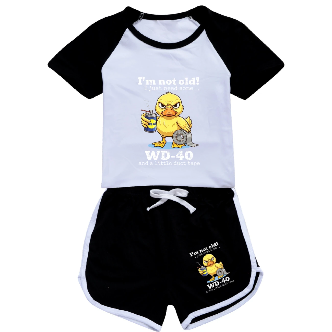 Tee & Shorts Active Set — 5820 Edition, Style 02 · Set · Black