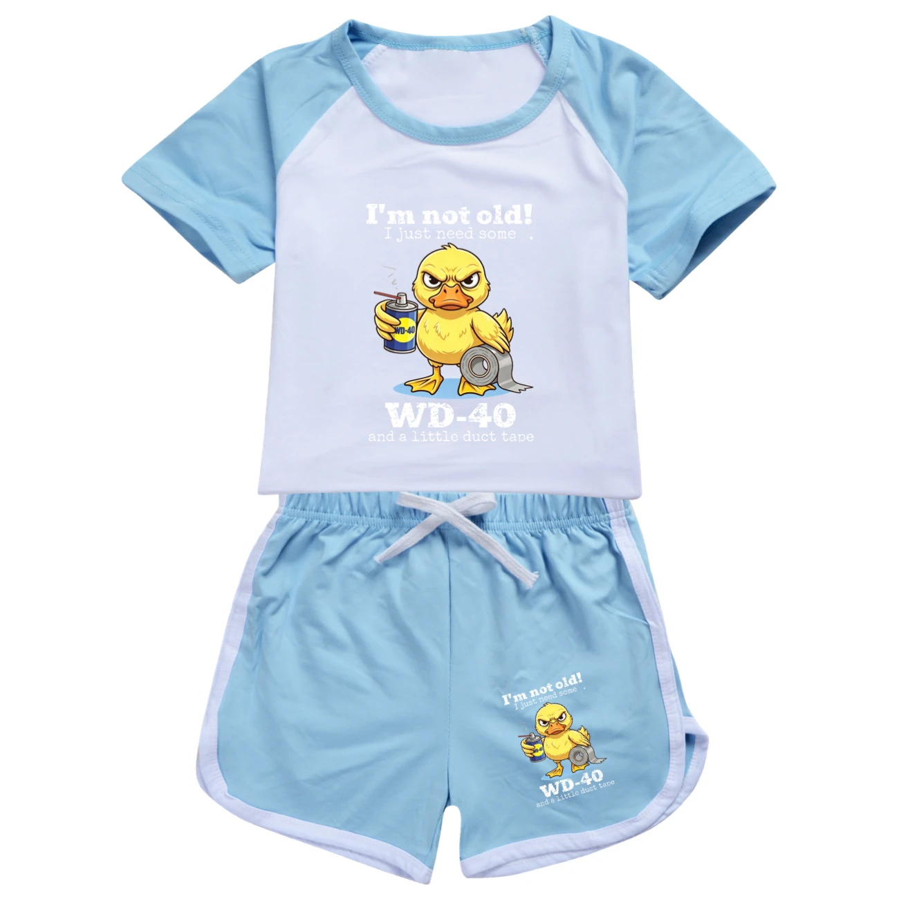 Tee & Shorts Active Set — 5820 Edition, Style 04 · Set · Light Blue