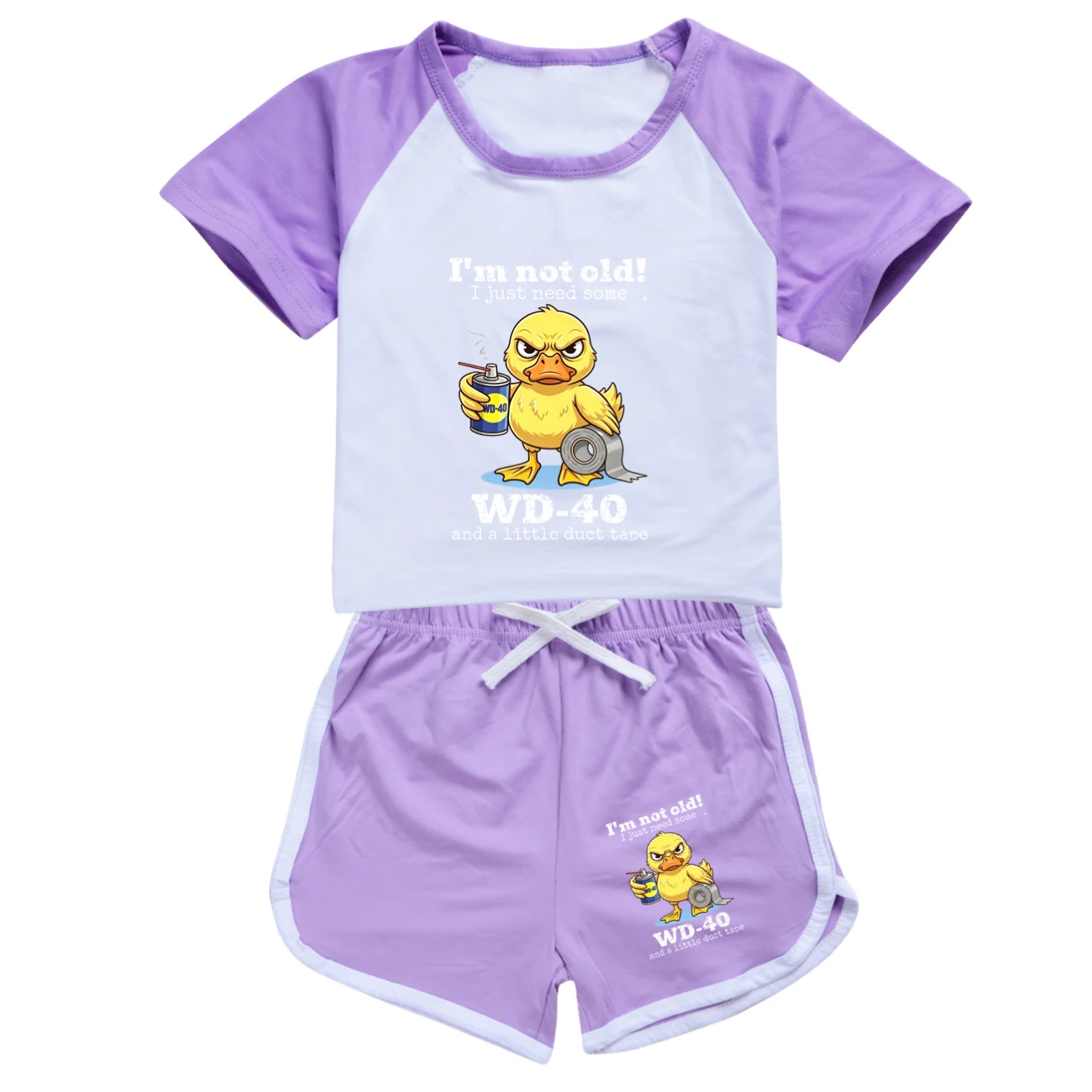Tee & Shorts Active Set — 5820 Edition, Style 07 · Set · Purple