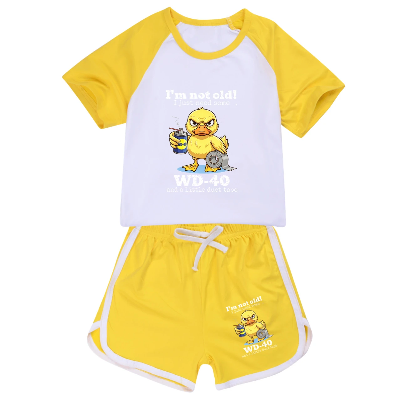 Tee & Shorts Active Set — 5820 Edition, Style 08 · Set · Yellow