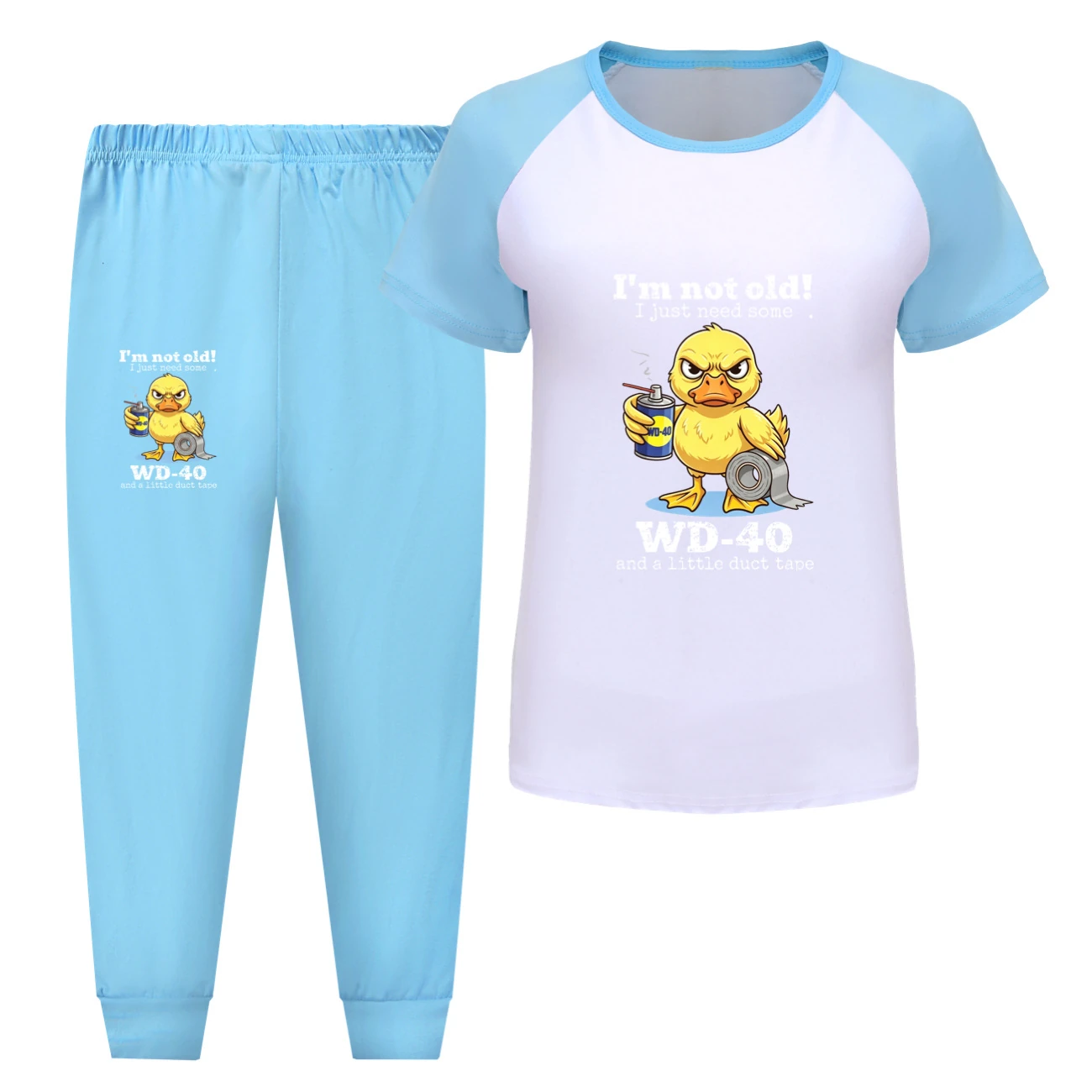 Tee & Shorts Active Set — 5820 Edition, Style 11 · Pants · Light Blue