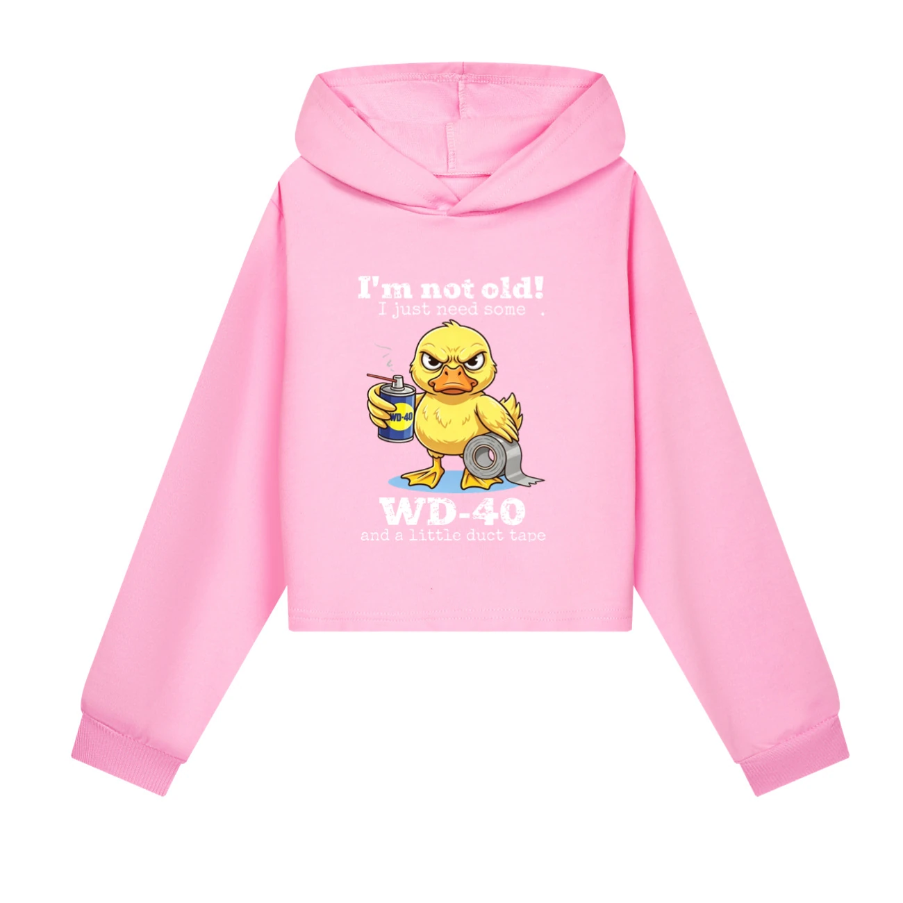 Cropped Hoodie Set — 5820 Edition, Style 07 · Pink