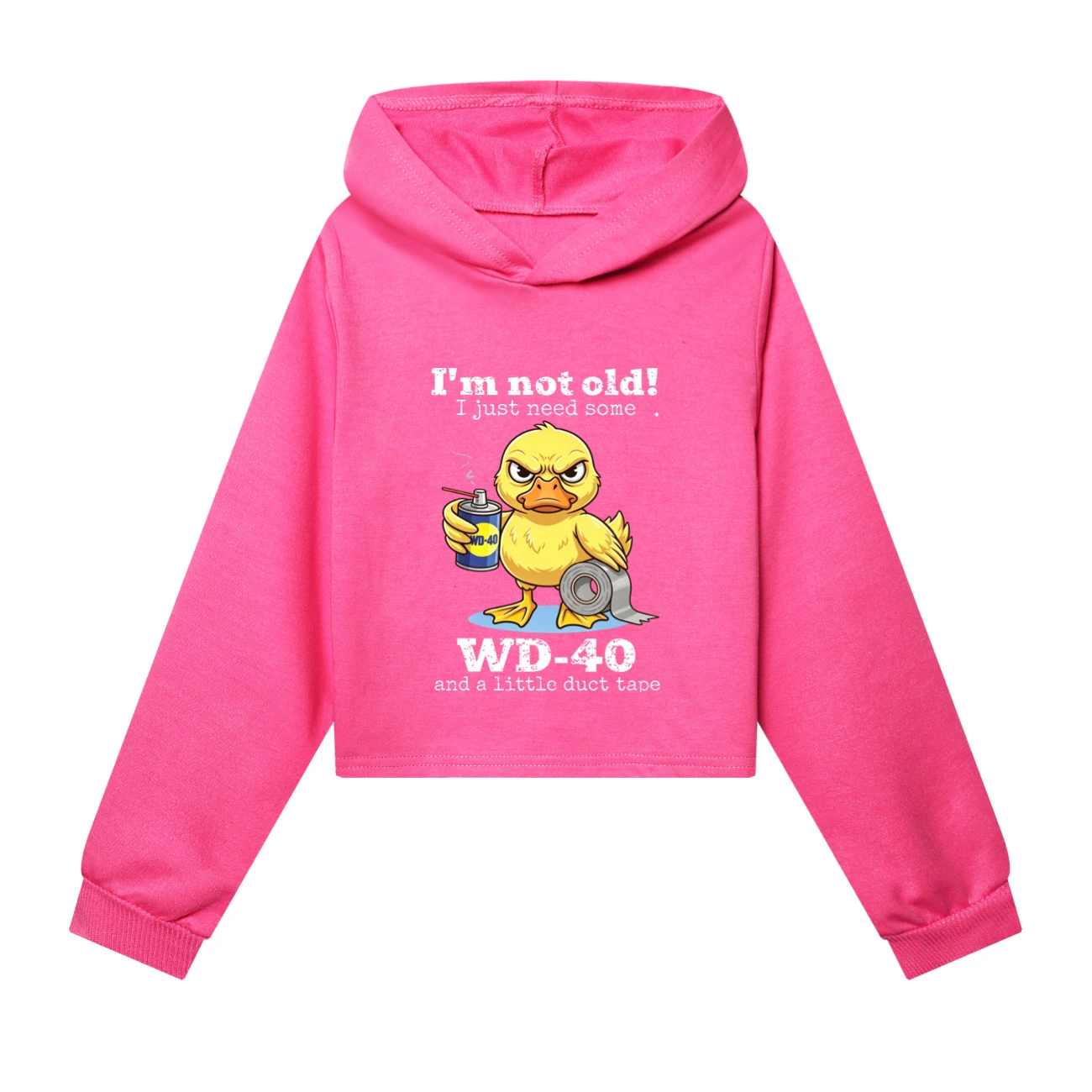 Cropped Hoodie Set — 5820 Edition, Style 09 · Rose