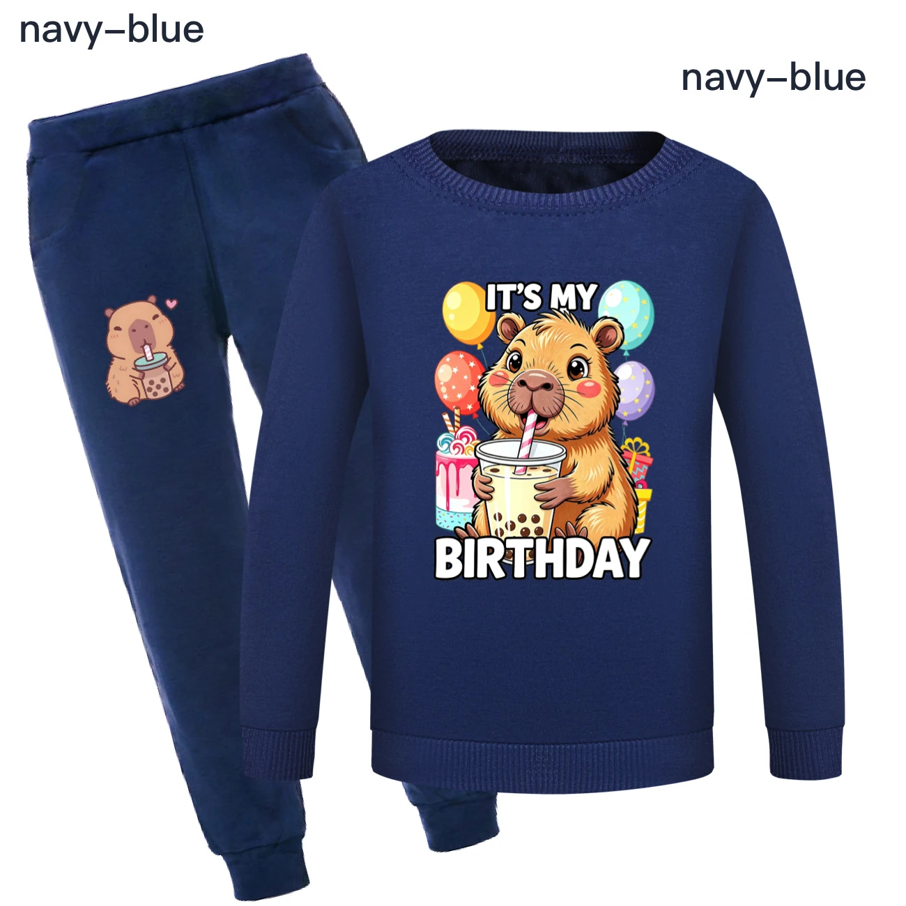 Crewneck Sweatshirt Set — 5821 Edition, Style 03 · Set · Royal Blue