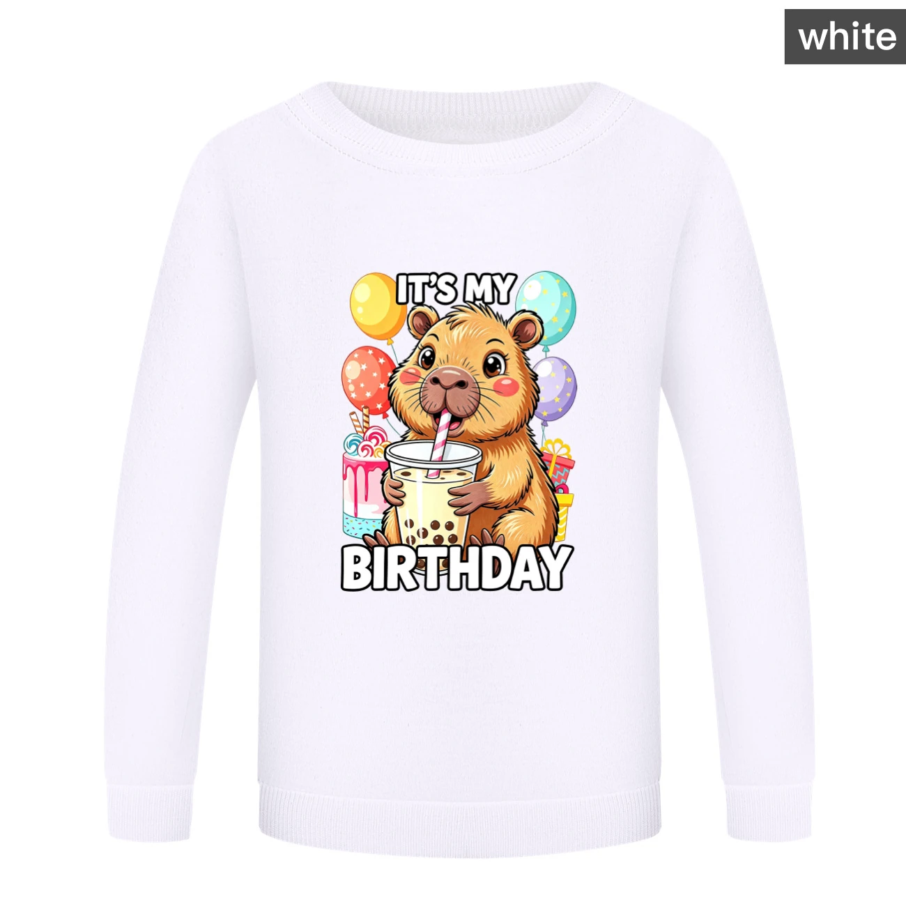 Crewneck Sweatshirt Set — 5821 Edition, Style 07 · Crewneck · White