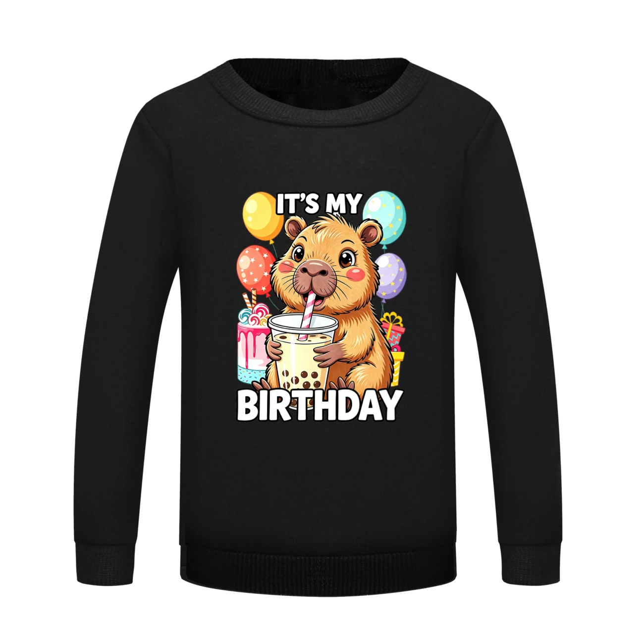 Crewneck Sweatshirt Set — 5821 Edition, Style 09 · Crewneck · Black