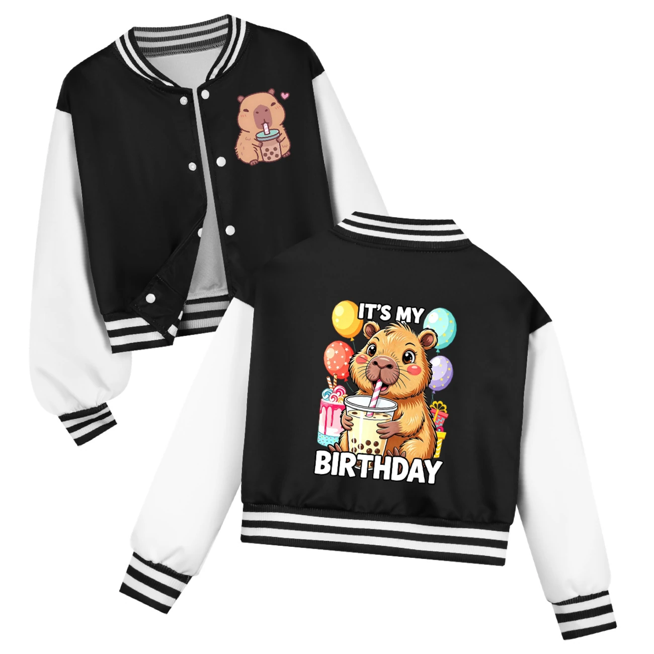 Playtime Varsity Layering Set — 5821 Edition, Style 02 · Black