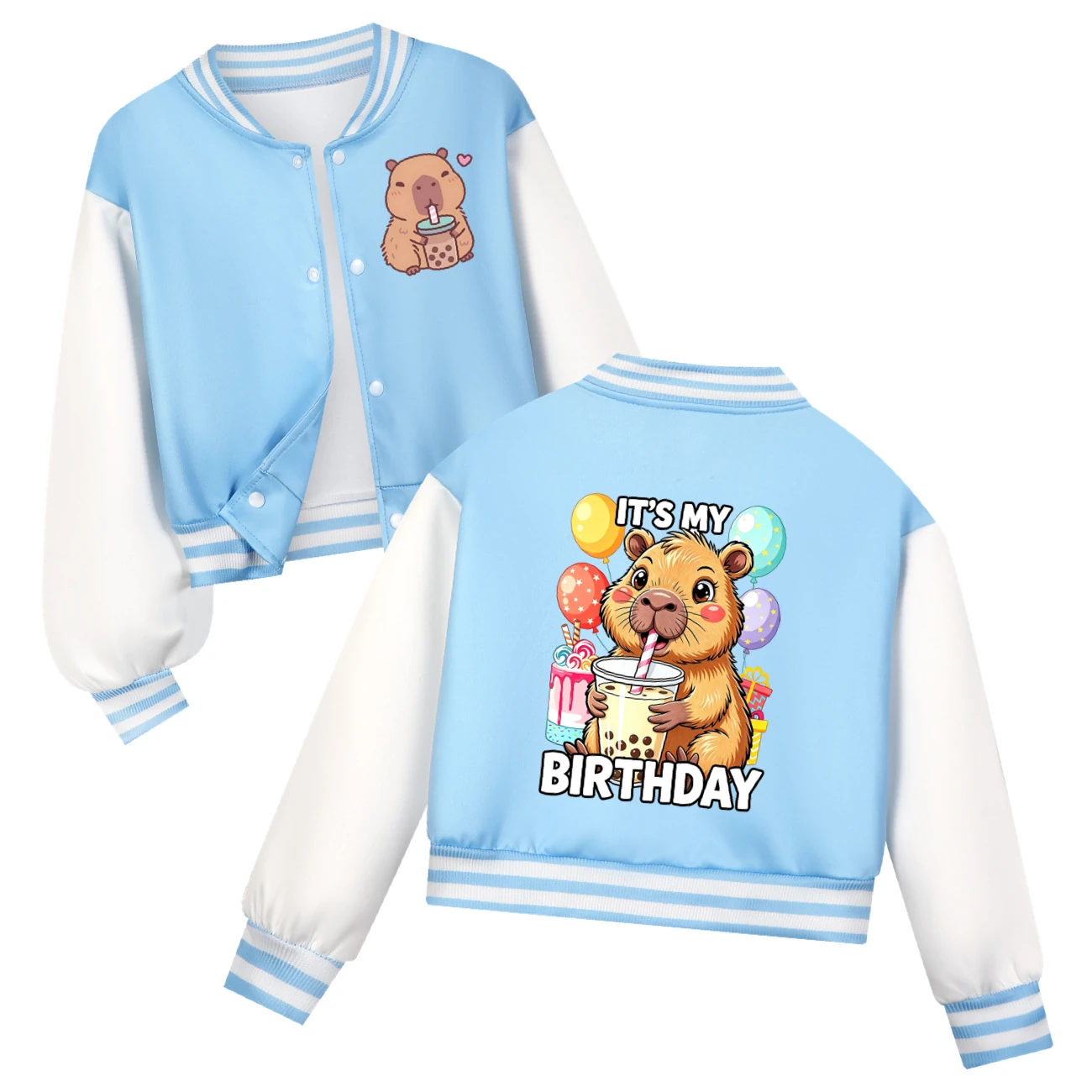 Playtime Varsity Layering Set — 5821 Edition, Style 03 · Sky Blue