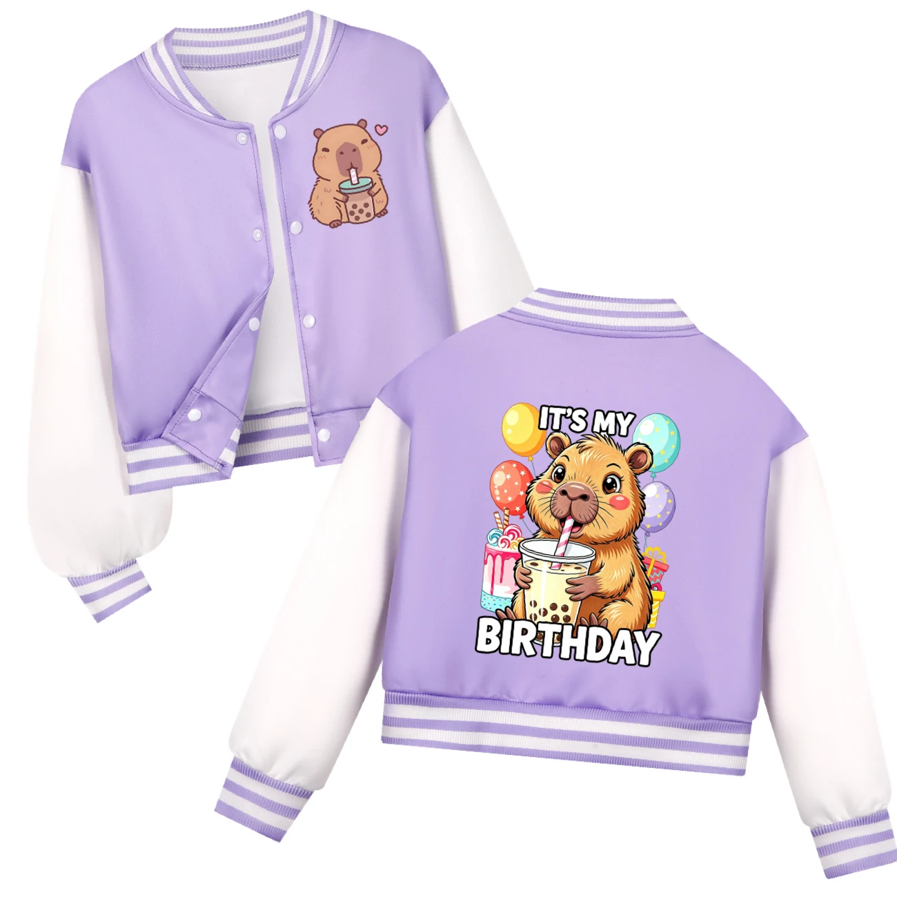 Playtime Varsity Layering Set — 5821 Edition, Style 04 · Purple