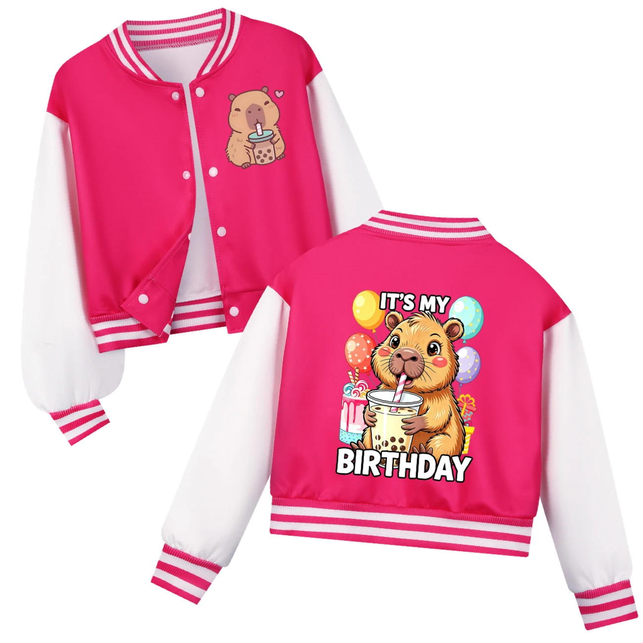 Playtime Varsity Layering Set — 5821 Edition, Style 05 · Rose