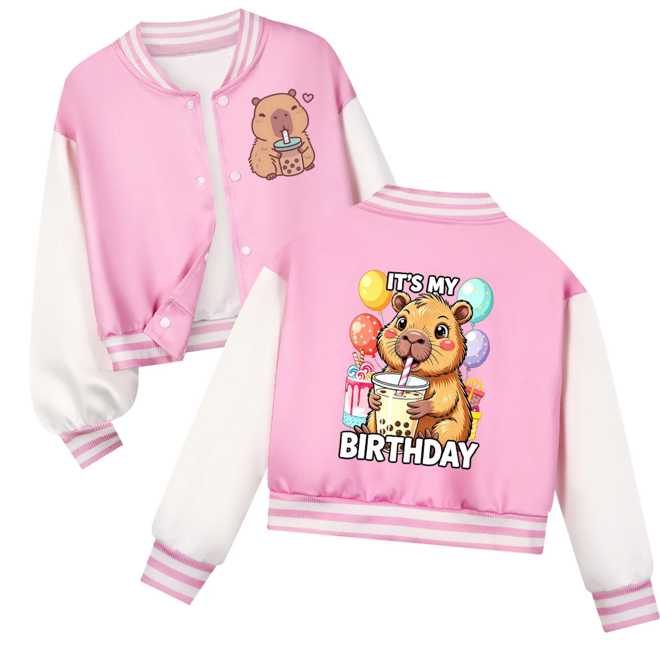 Playtime Varsity Layering Set — 5821 Edition, Style 06 · Pink